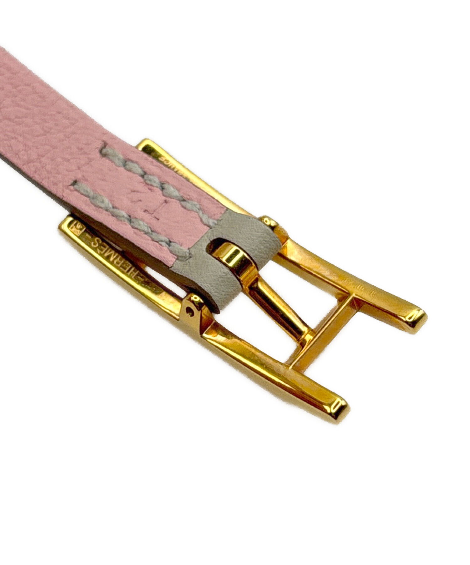 中古・古着通販】HERMES (エルメス) レザーブレスレット 《ビーアピ 