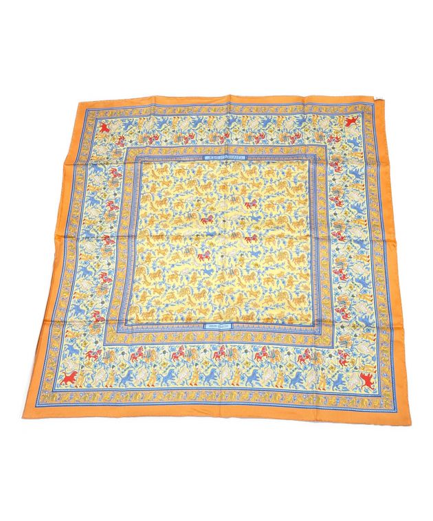 HERMES/エルメス カレ90 インドの狩猟 スカーフ k_095 HERMES/エルメス カレ90 インドの狩猟 スカーフ k_095 - メルカリ