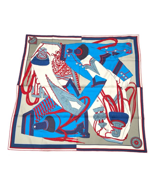 中古・古着通販】HERMES (エルメス) カレ90 Zouaves of Dragons ズアヴ