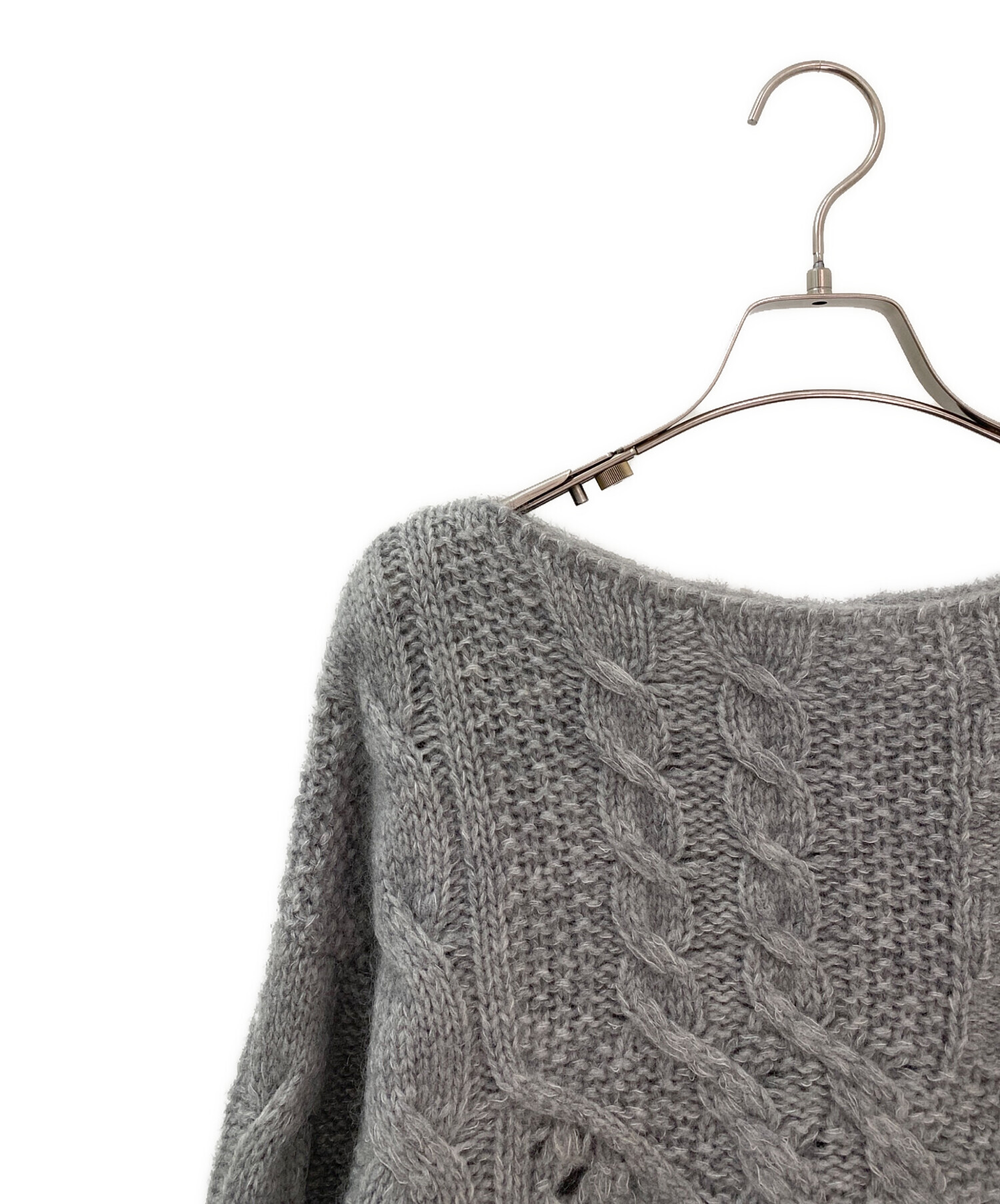 美品マメクロゴウチ mame kurogouchiケーブル ニット 中古・古着通販】Mame Kurogouchi (マメクロゴウチ) ケーブルニット