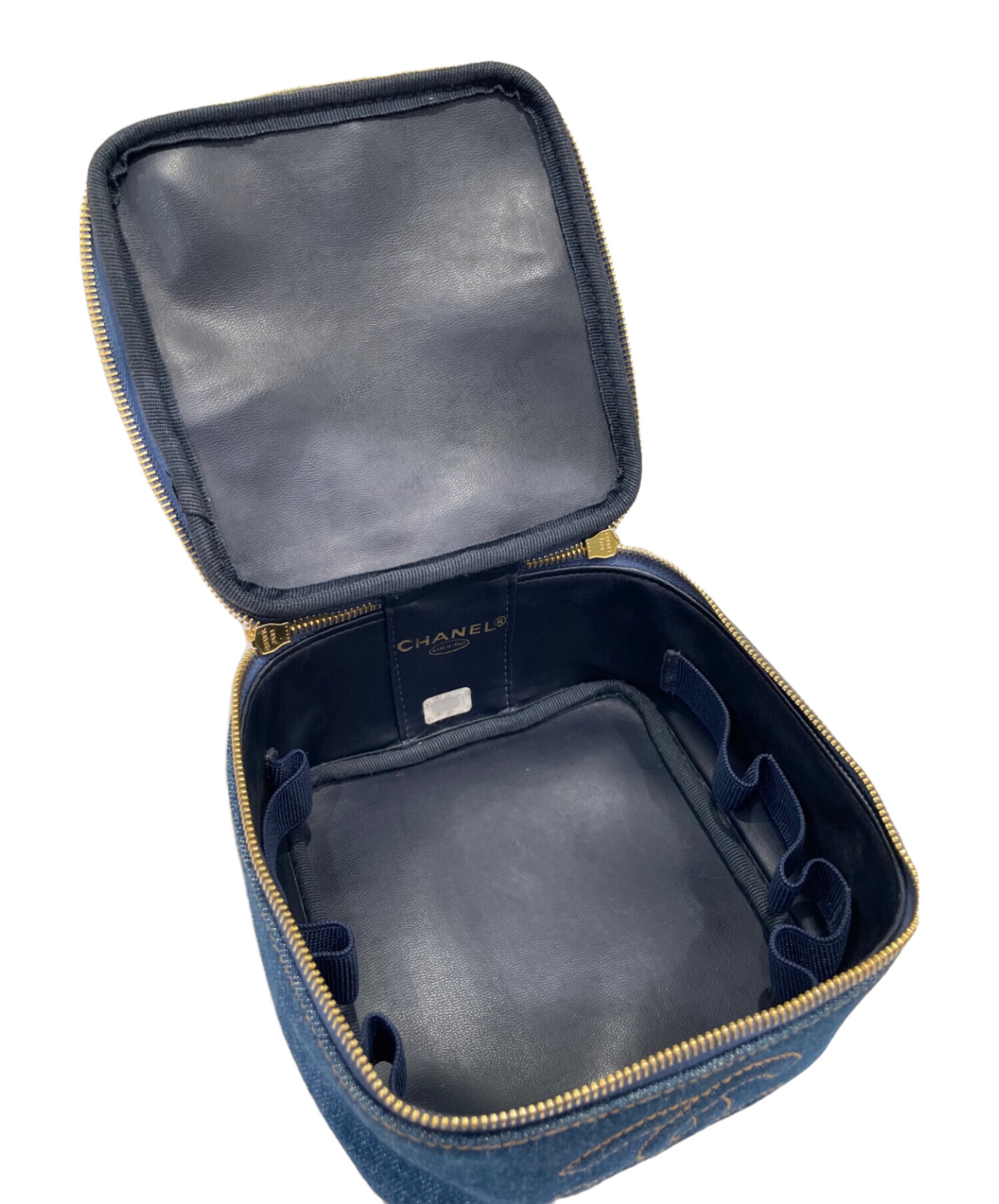 CHANEL 1997 タイムレス バニティバッグ デニム ココマーク CHANEL 1997 タイムレス バニティバッグ デニム ココマーク