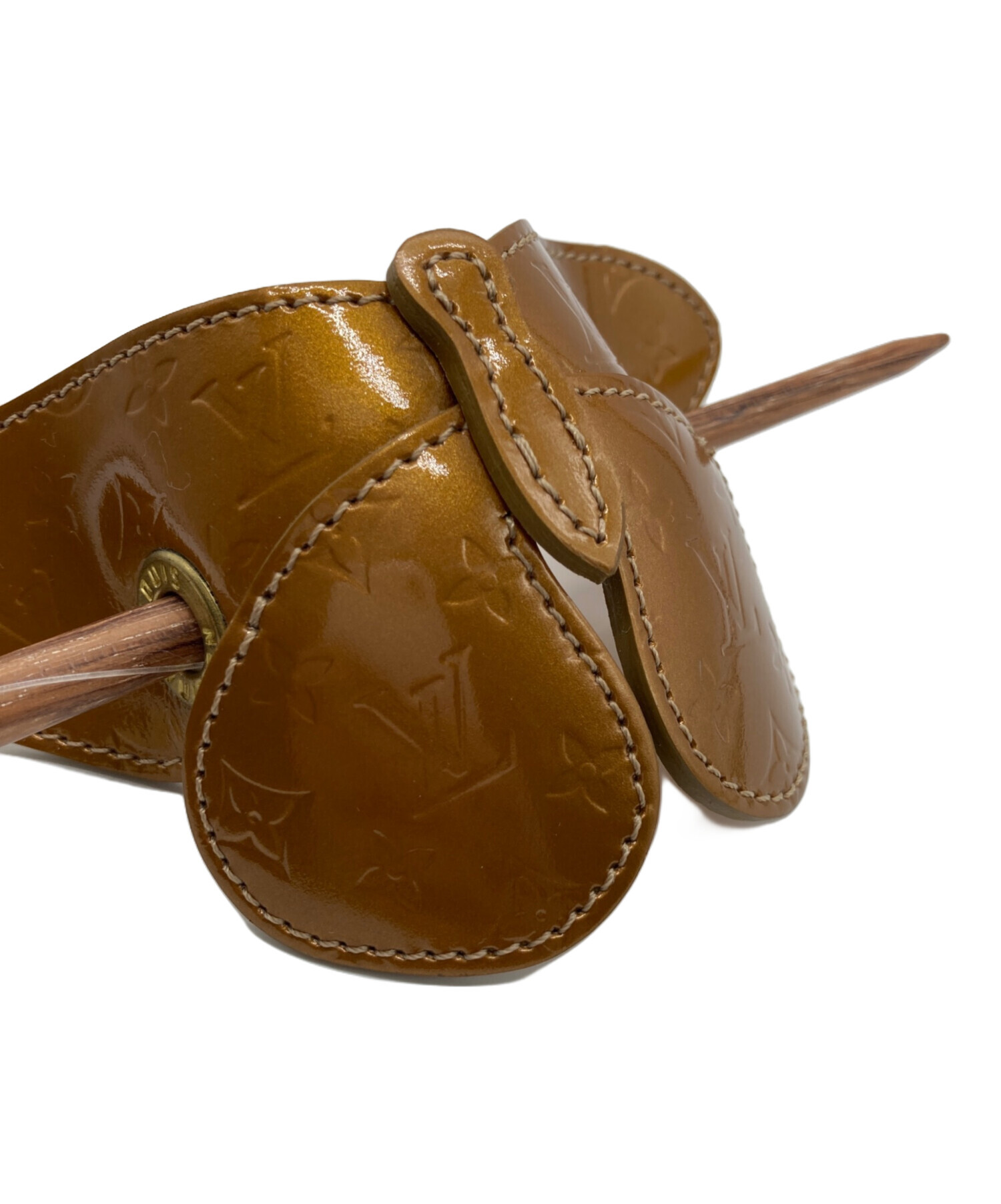 中古・古着通販】LOUIS VUITTON (ルイ ヴィトン) バレッタ ゴールド