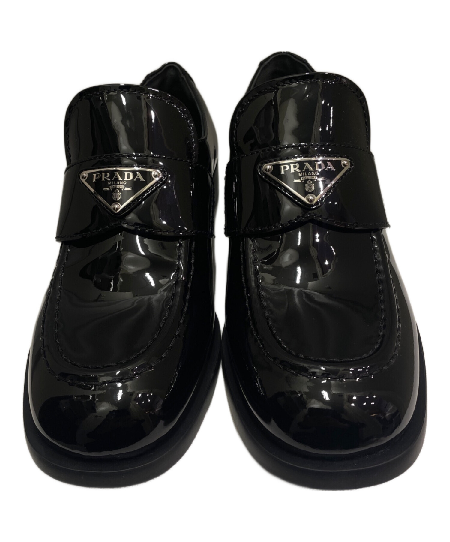 中古・古着通販】PRADA (プラダ) エナメルパンプス ブラック サイズ:36