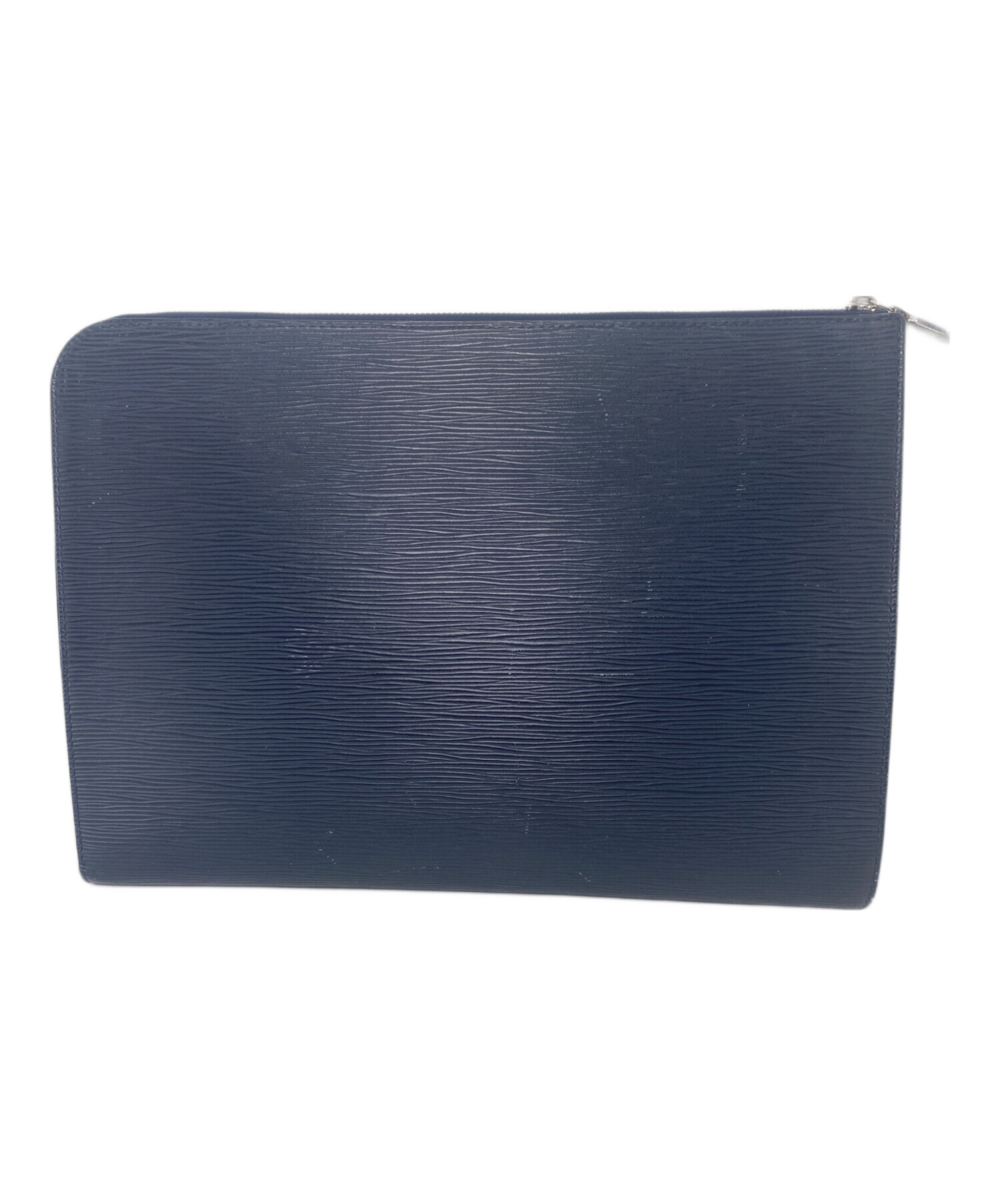 Louis Vuitton ネイビー クラッチバッグ 中古・古着通販】LOUIS VUITTON (ルイ ヴィトン) クラッチバッグ