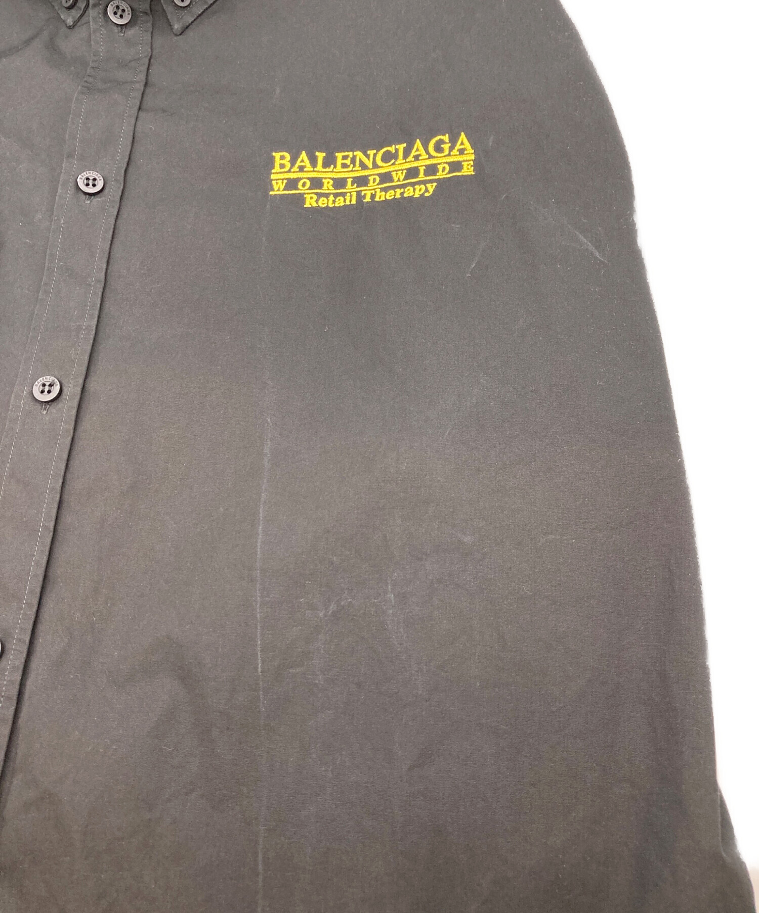 中古・古着通販】BALENCIAGA (バレンシアガ) バックロゴシャツ
