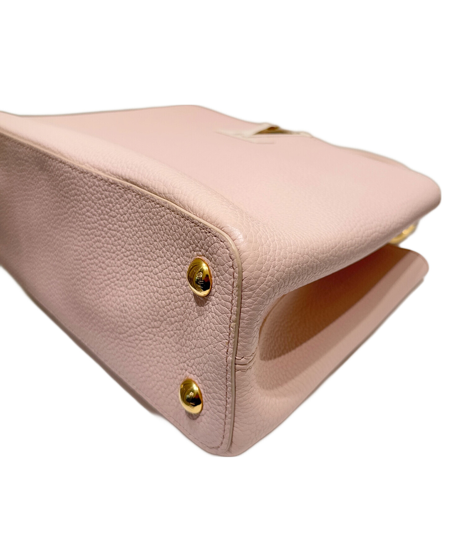 ルイ ヴィトン LOUIS VUITTON ショルダーバッグ ハンドバッグ カプシーヌMM レザー ピンクベージュ レディース 送料無料【中古】 z6492 中古・古着通販】LOUIS VUITTON (ルイ ヴィトン) カプシーヌ MM ピンク