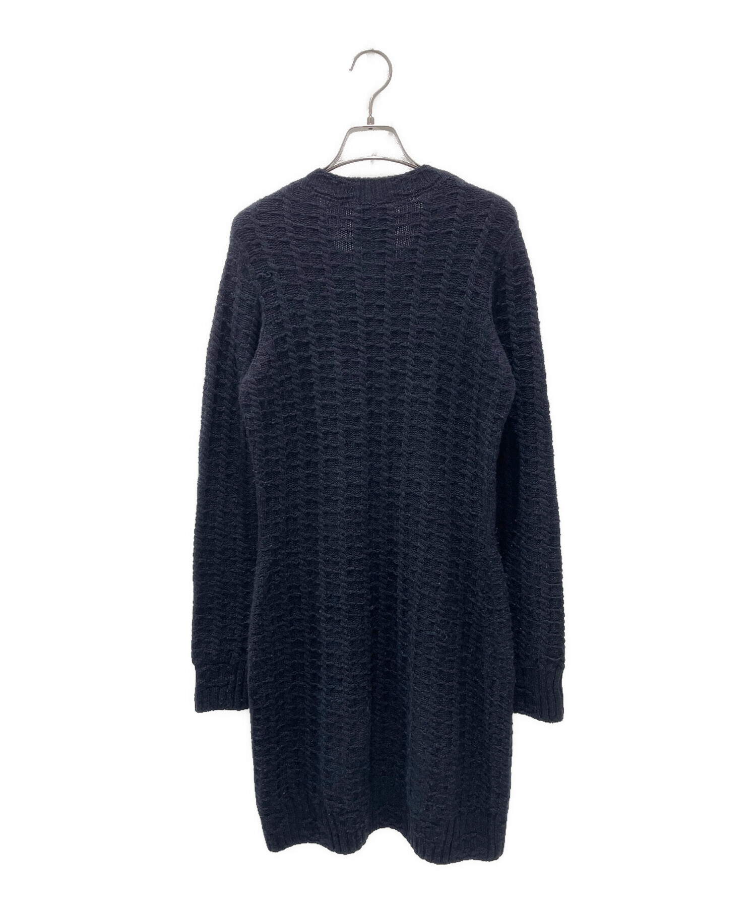 中古・古着通販】CHANEL (シャネル) ココボタンカシミヤ混ワンピース