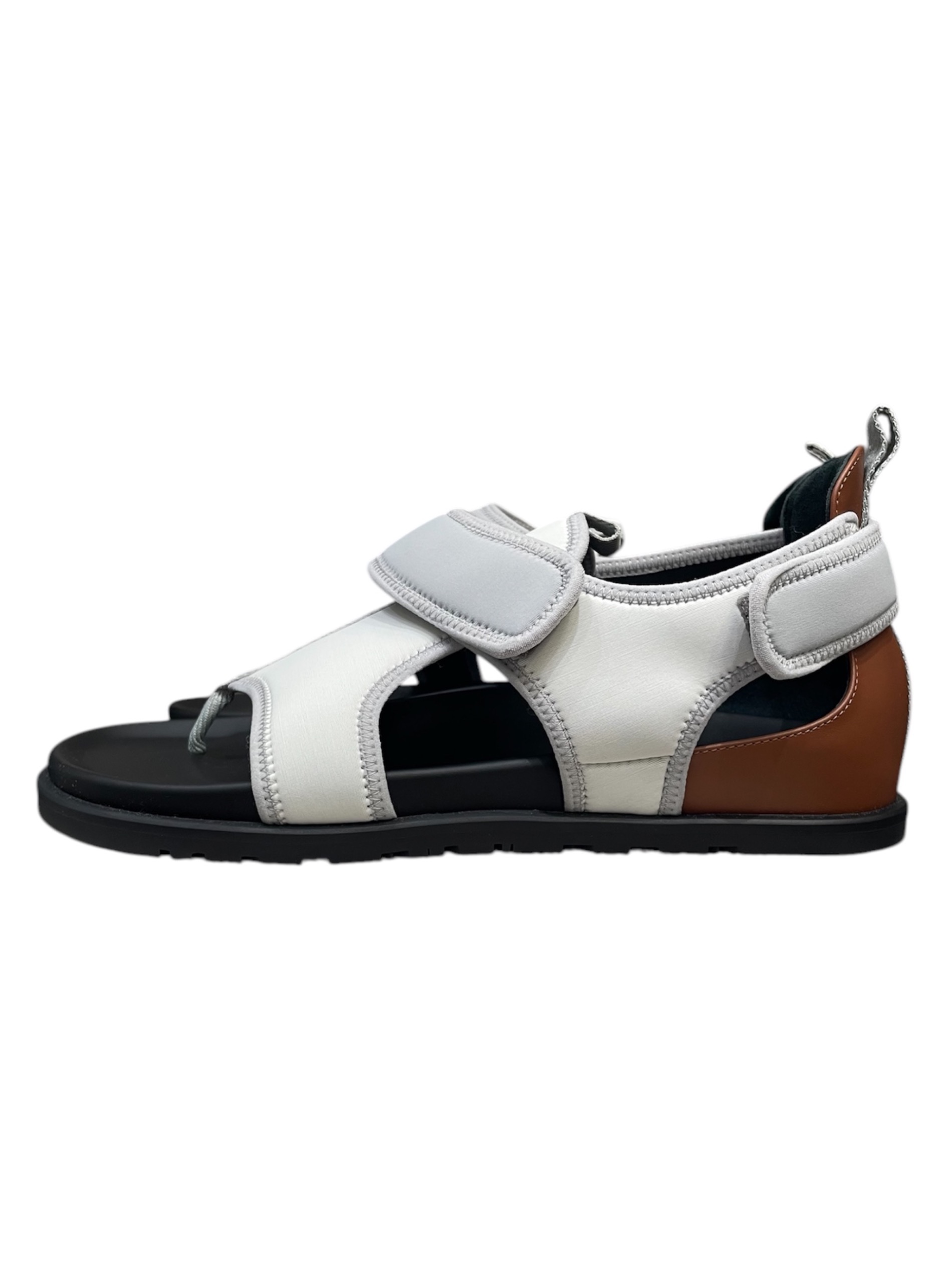HERMES ジョルノ　サンダル　シューズ　42 中古・古着通販】HERMES (エルメス) ジョルノ サンダル ホワイト