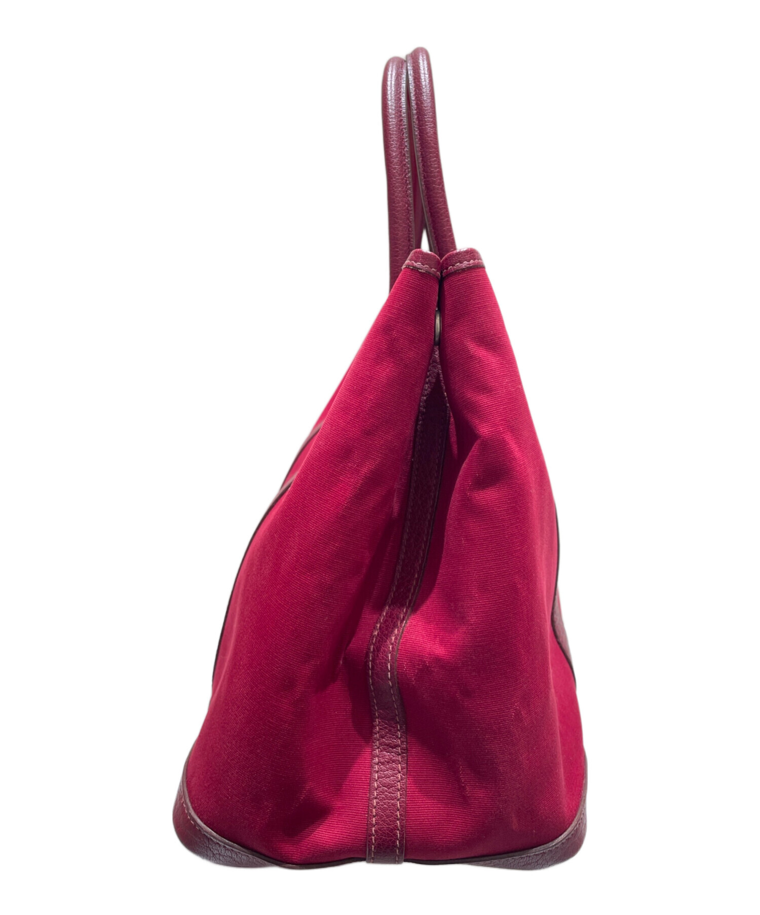 中古・古着通販】HERMES (エルメス) ガーデンパーティPM レッド サイズ 
