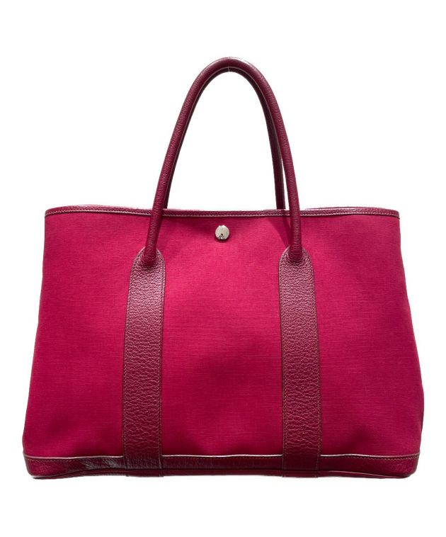 中古・古着通販】HERMES (エルメス) ガーデンパーティPM レッド サイズ