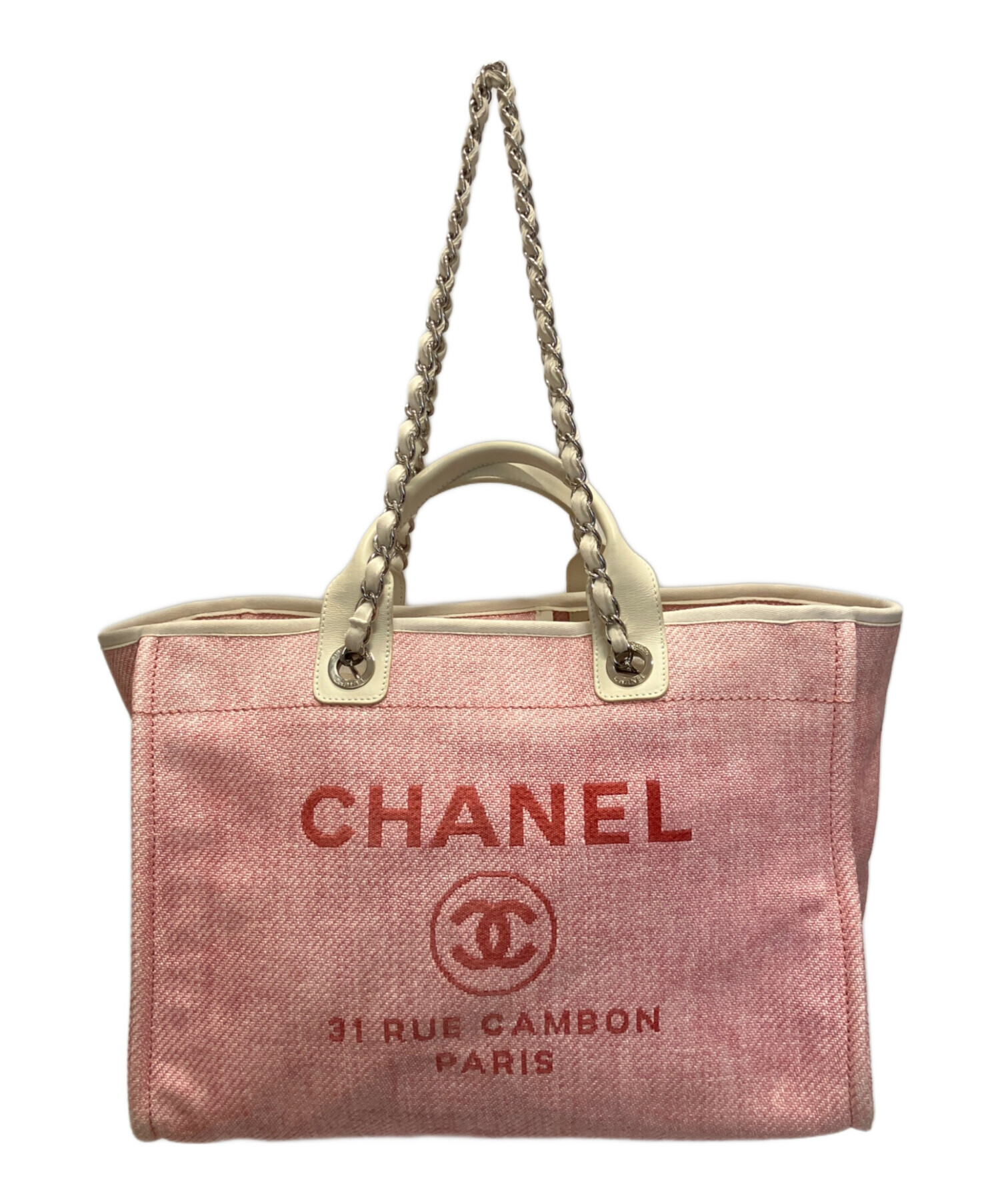 中古・古着通販】CHANEL (シャネル) ドーヴィル GM/ハンドバッグ 