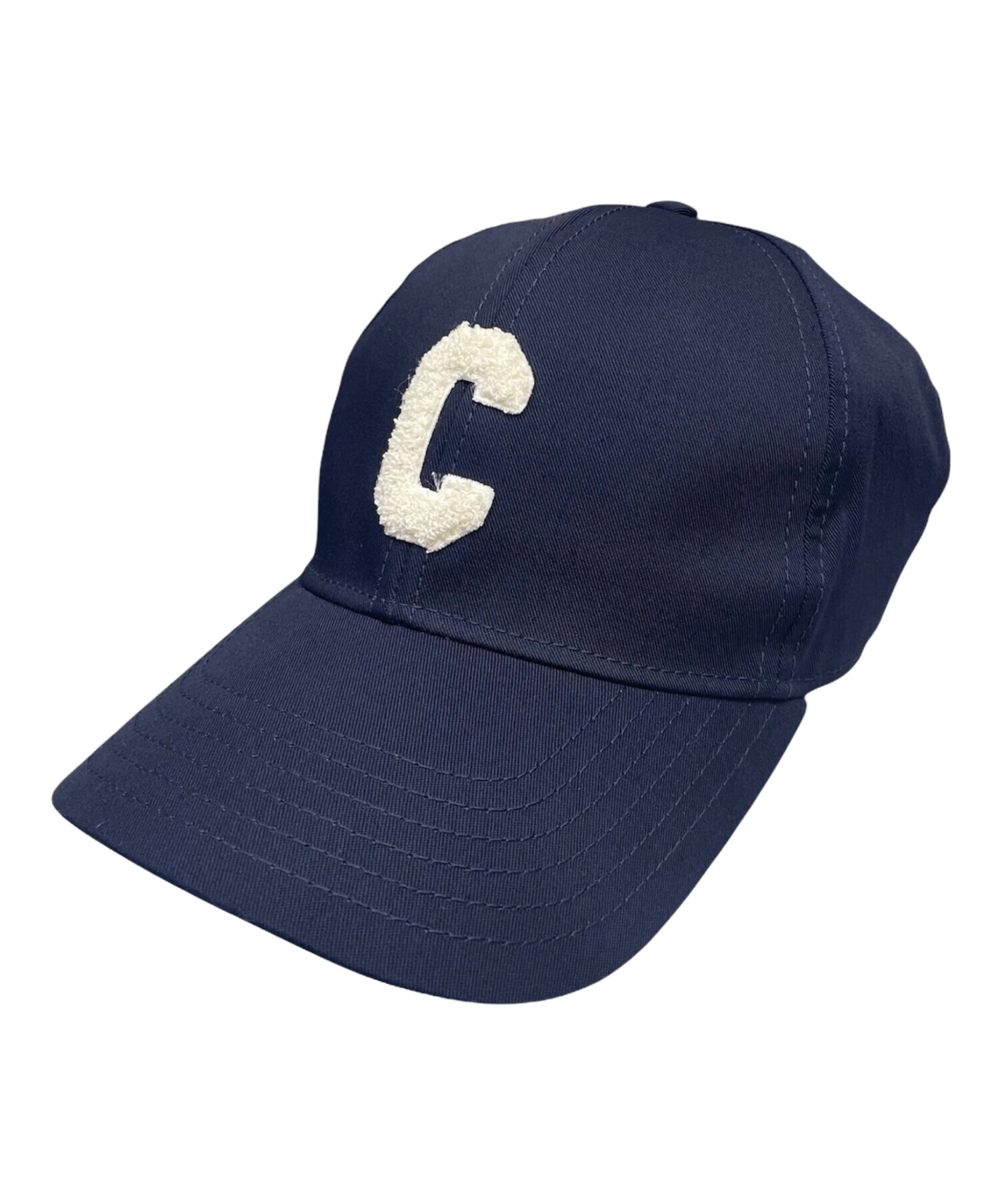 CELINE セリーヌ イニシャル ベースボールキャップ ネイビー ロゴ L 中古・古着通販】CELINE (セリーヌ) イニシャルベースボールキャップ