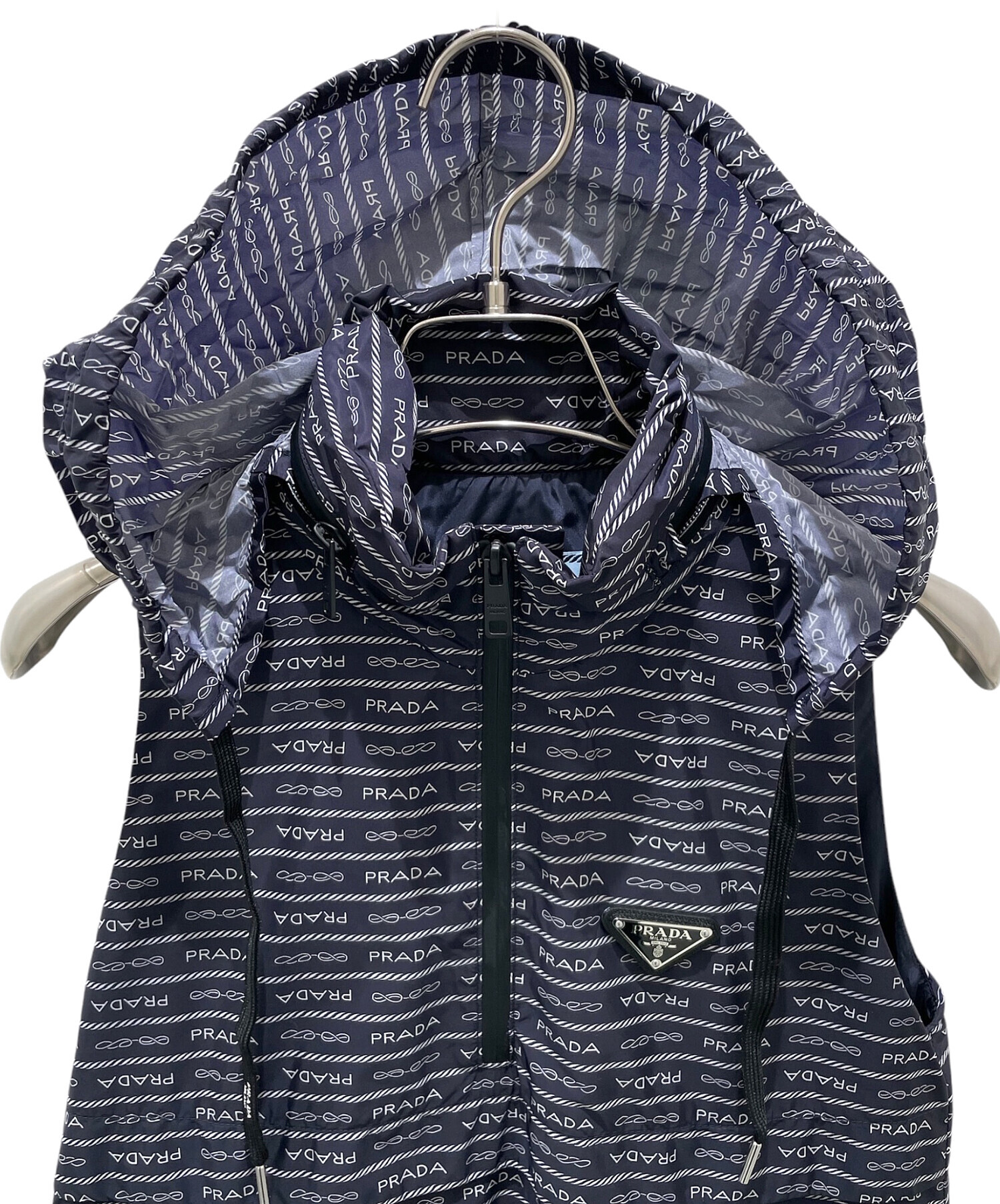 PRADA ノースリーブワンピース 36 中古・古着通販】PRADA (プラダ) Re-Nylonノースリーブワンピース