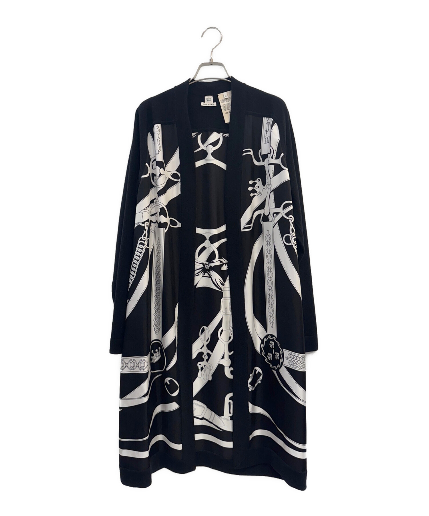 エルメス　ロングカーデガン　34サイズ エルメスロングカーデガン34サイズ