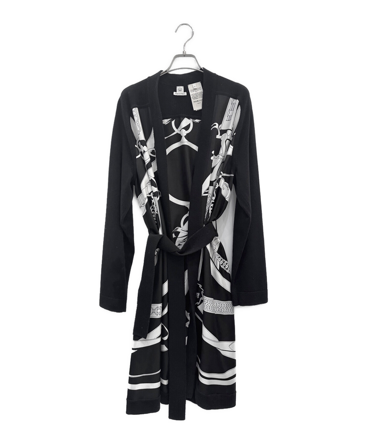 中古・古着通販】HERMES (エルメス) ロングカーディガン ブラック