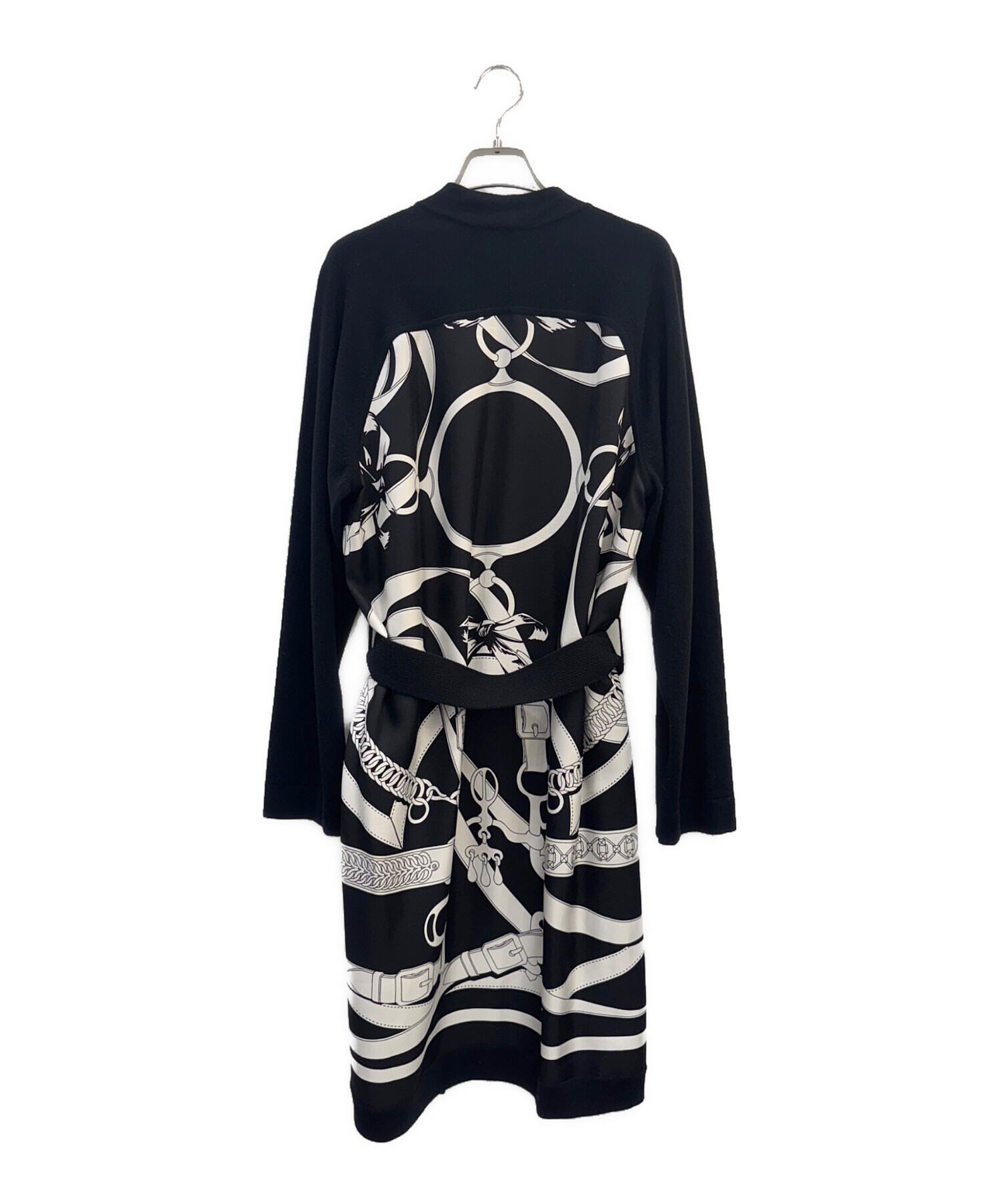 中古・古着通販】HERMES (エルメス) ロングカーディガン ブラック