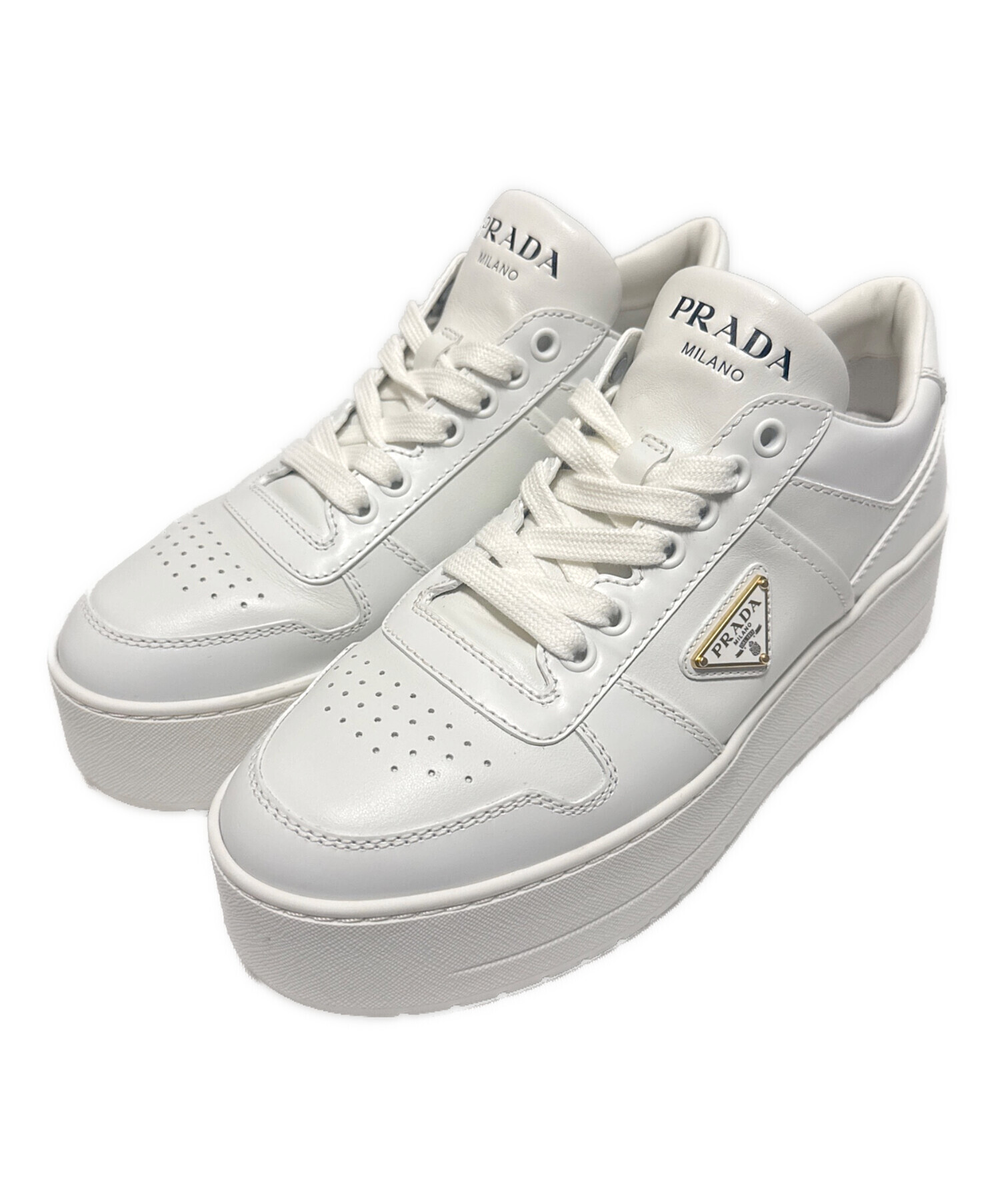 中古・古着通販】PRADA (プラダ) ダウンタウン レザー 中古・古着通販】PRADA (プラダ) ダウンタウン レザー