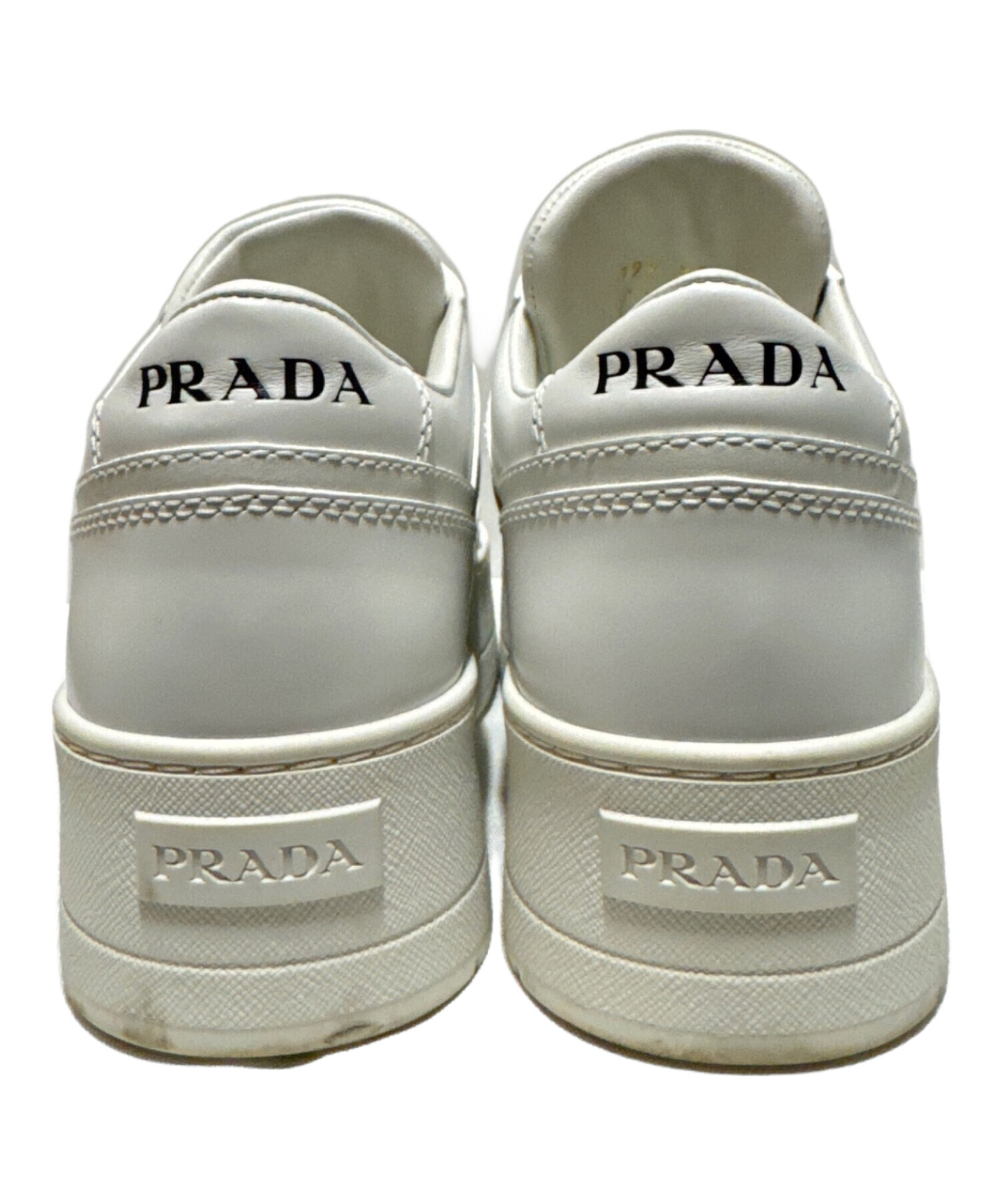中古・古着通販】PRADA (プラダ) ダウンタウン レザー スニーカー 