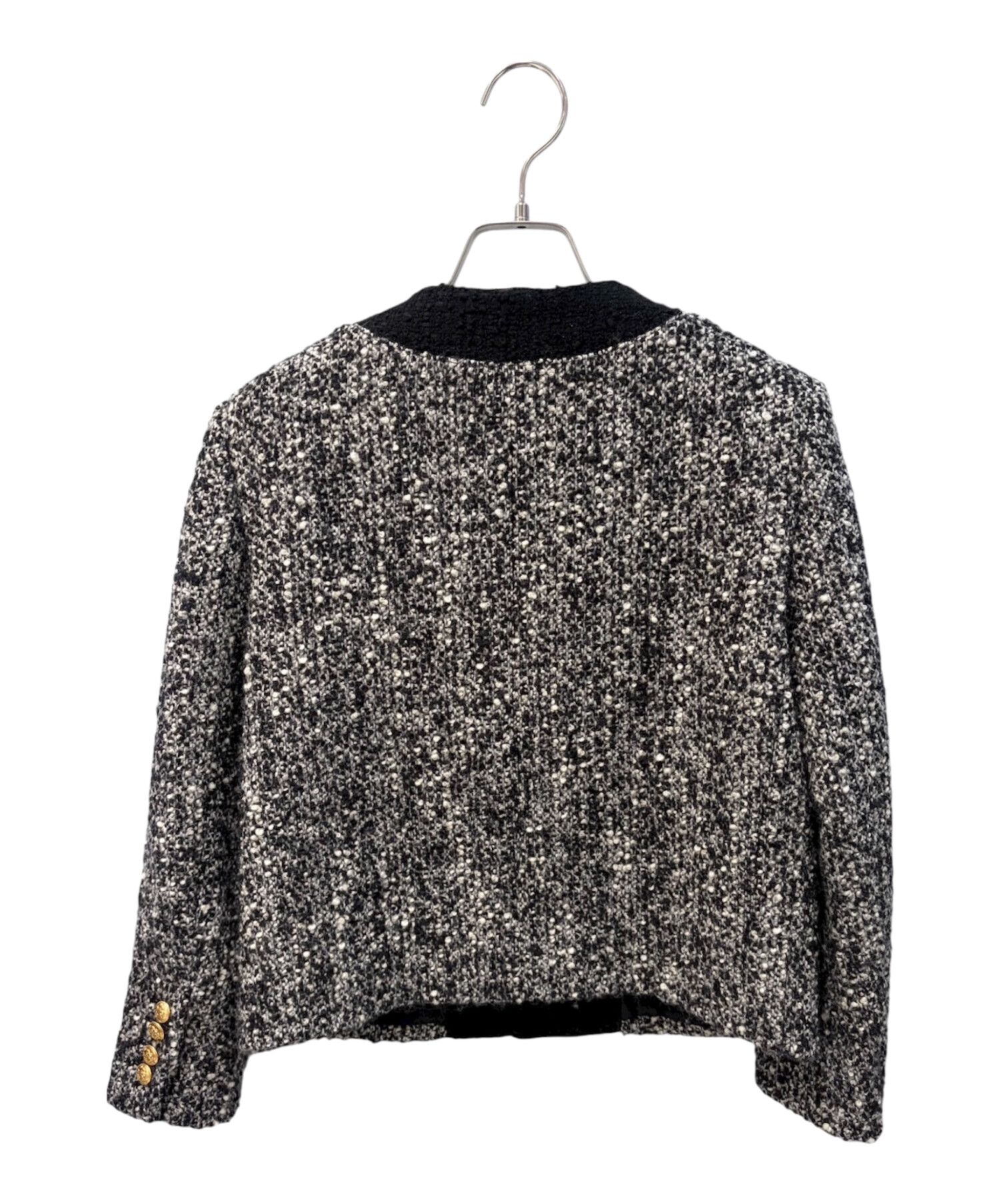 中古・古着通販】CELINE (セリーヌ) ノーカラーツイードジャケット