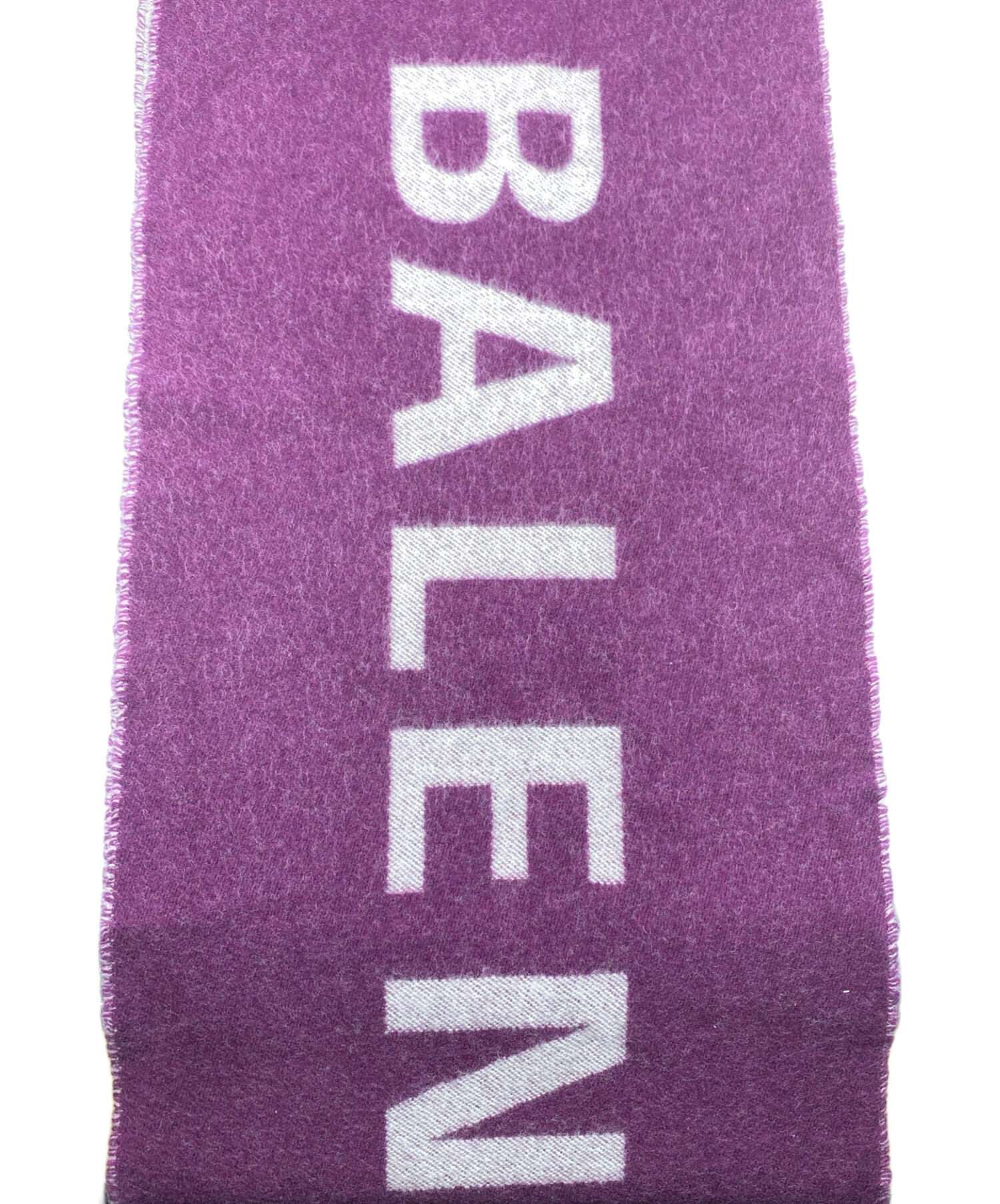 中古・古着通販】BALENCIAGA (バレンシアガ) ロゴウールマフラー