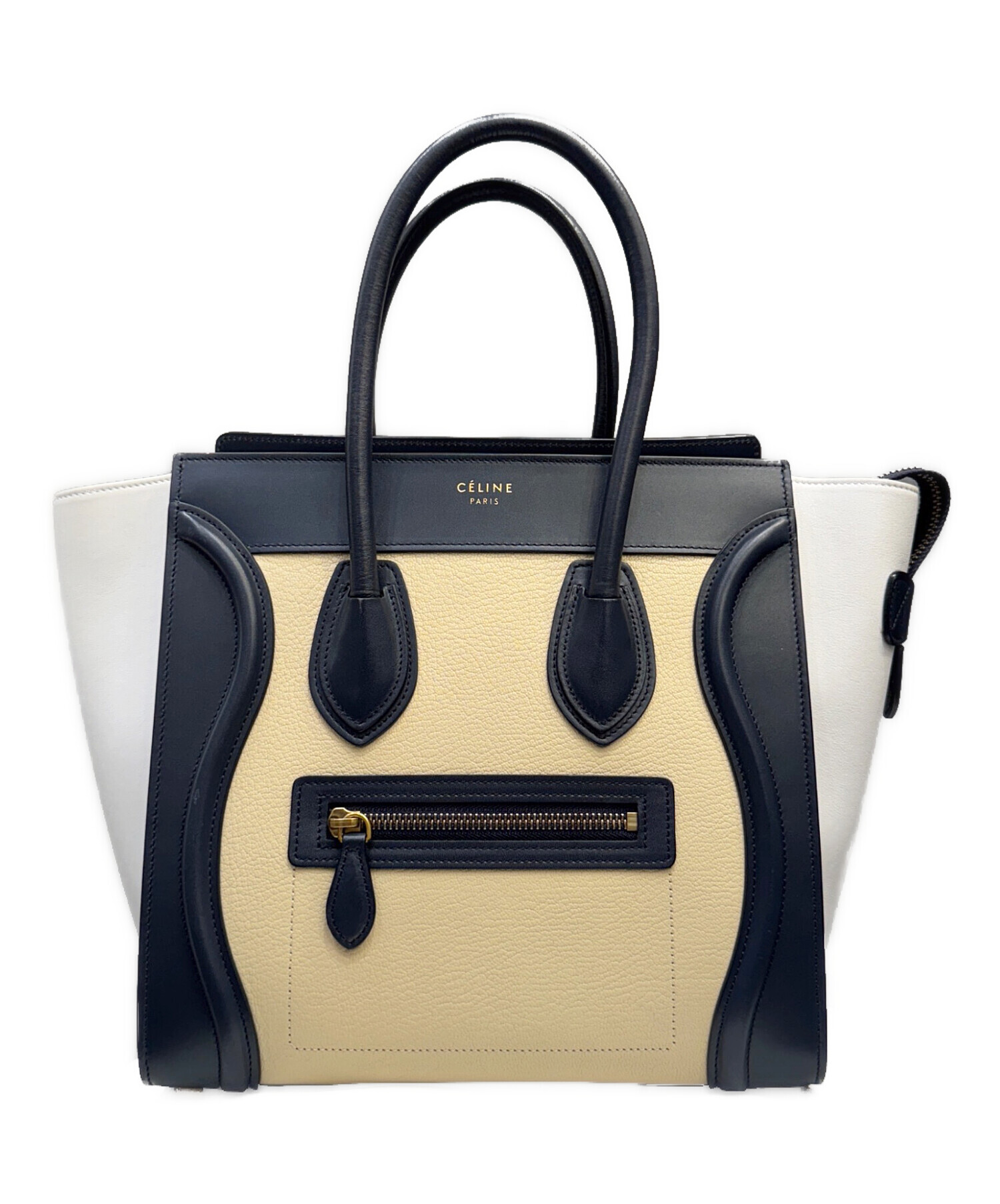中古・古着通販】CELINE (セリーヌ) ラゲージバッグミディアム ブルー 