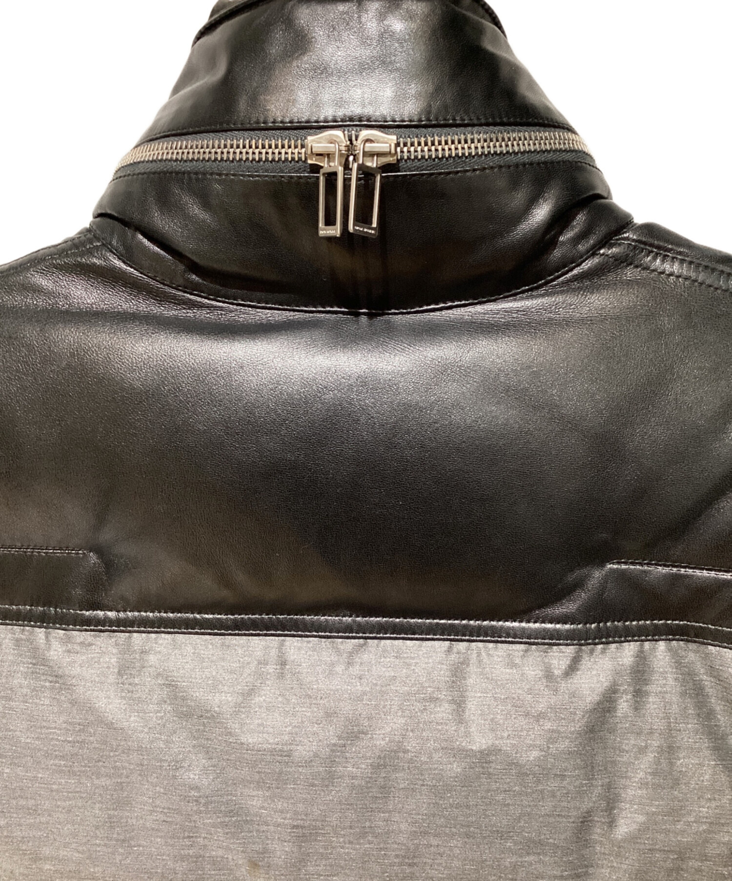 中古・古着通販】DIOR HOMME (ディオール オム) レザートリムダウン