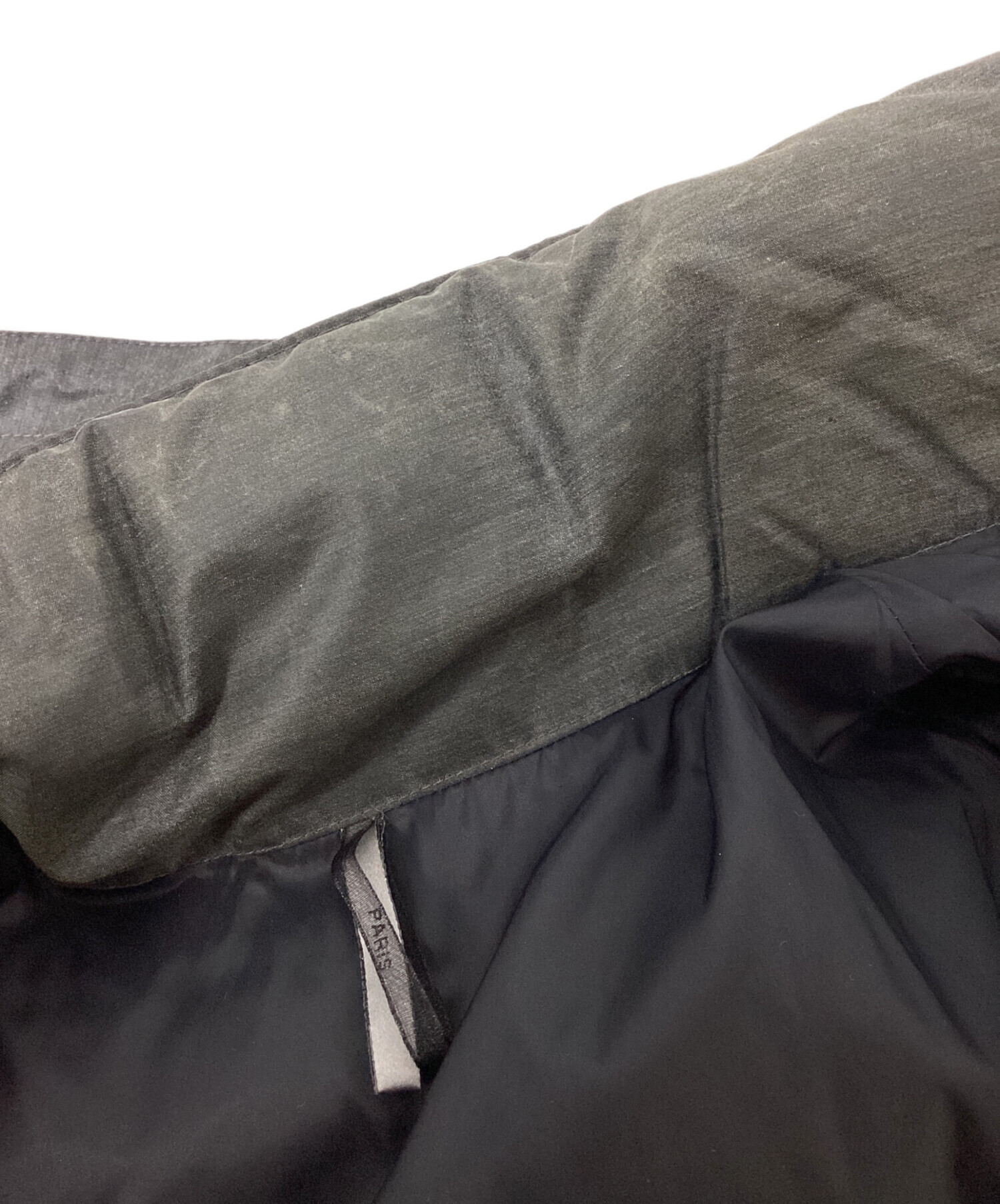 中古・古着通販】DIOR HOMME (ディオール オム) レザートリムダウン