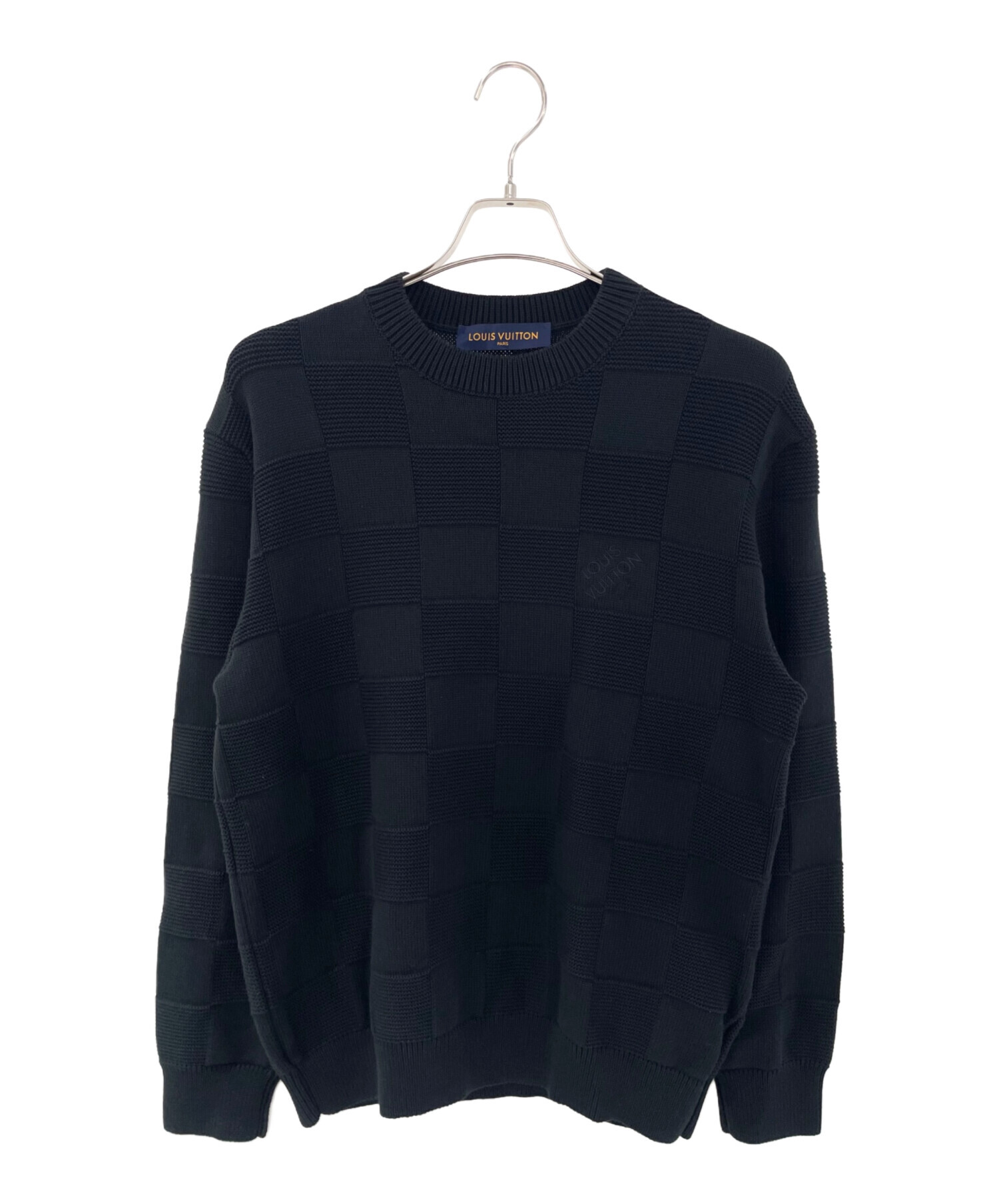 中古・古着通販】LOUIS VUITTON (ルイ ヴィトン) ダミエ柄ニット 