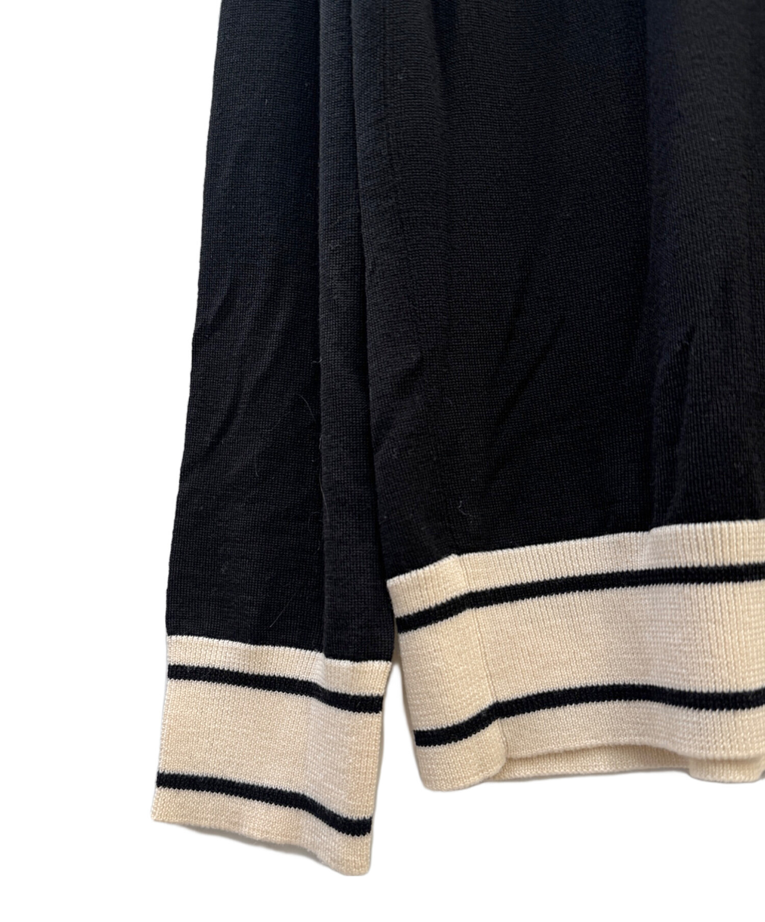 中古・古着通販】BALMAIN (バルマン) ニットカットソー ブラック 