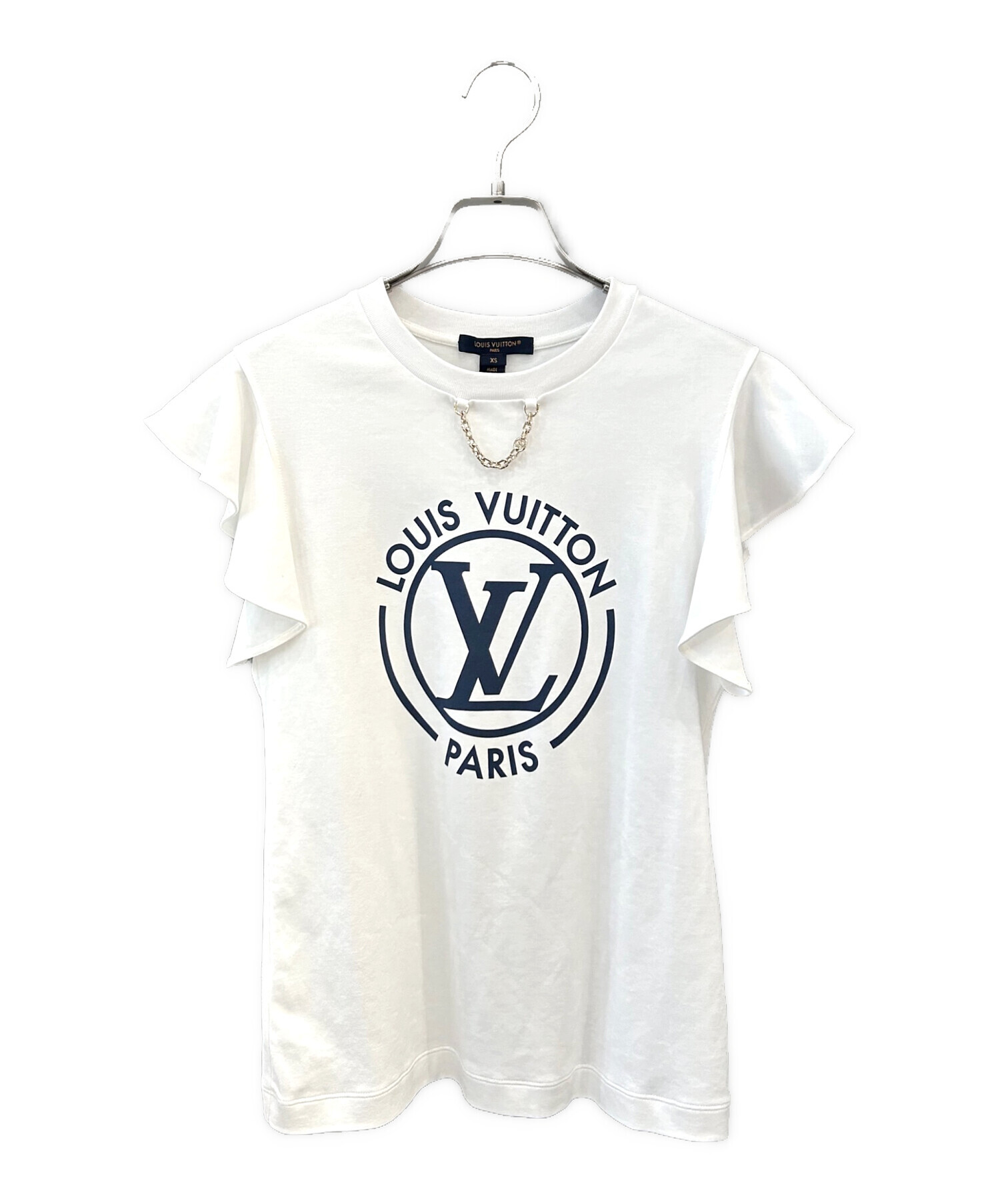 【新品未使用】LOUIS VUITTON フロックド LV Tシャツ XS 3021005076057402_01_9674.jpeg
