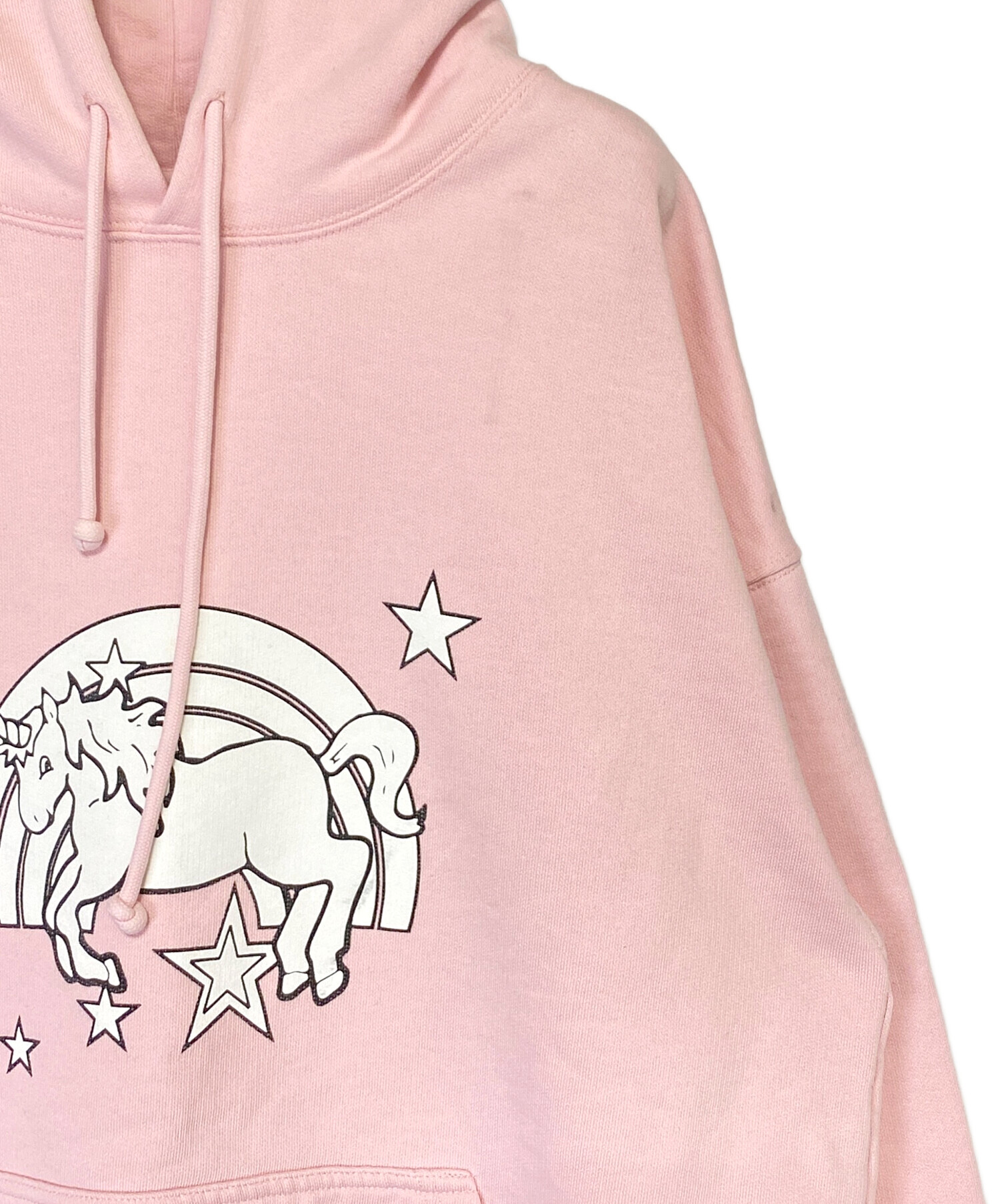中古・古着通販】VETEMENTS (ヴェトモン) MAGIC UNICORN HOODIE ピンク