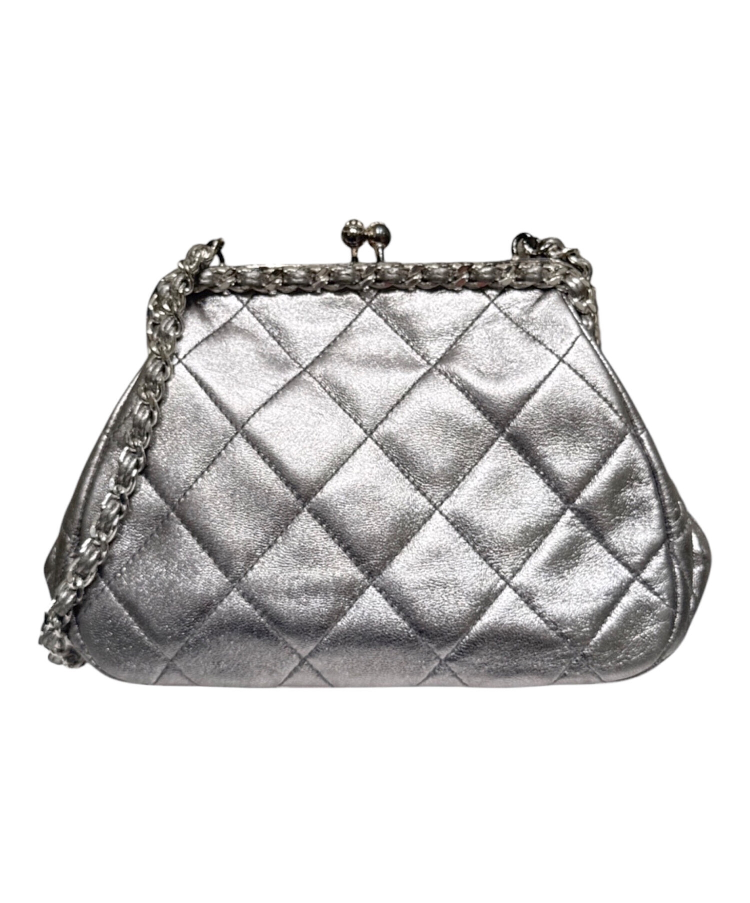 シャネル　ショルダーバッグ 中古・古着通販】CHANEL (シャネル) マトラッセ がま口チェーン