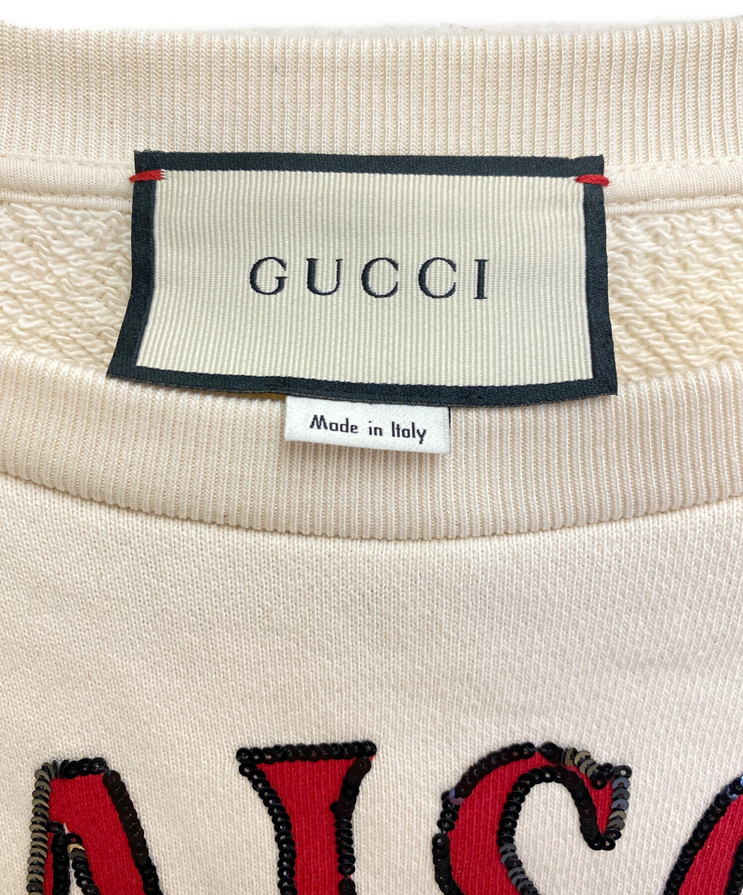 GUCCI MAISON D'AMOUR スウェット新品未使用 中古・古着通販】GUCCI (グッチ) MAISON DE L'AMOUR アイボリー サイズ