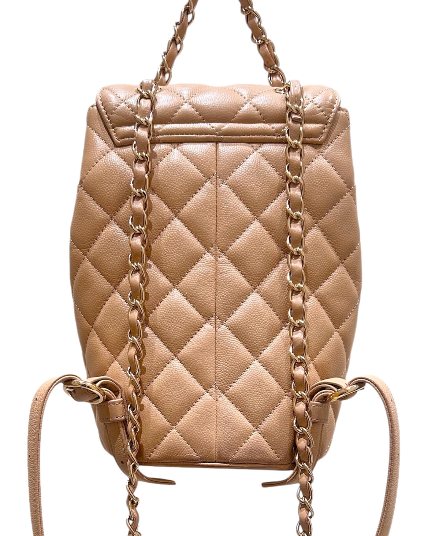 中古・古着通販】CHANEL (シャネル) マトラッセバッグパック ベージュ