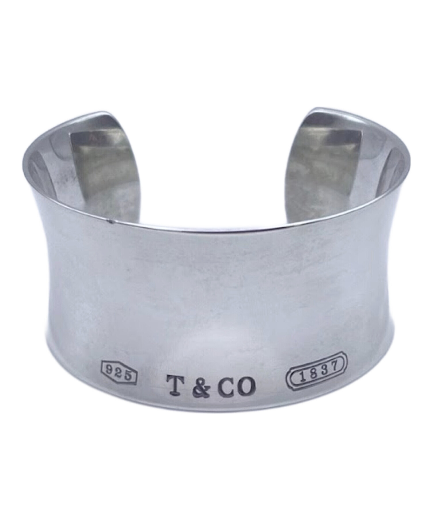 Tiffany & Co. シルバーバングル1837 ワイドカフ ブレスレット Tiffany & Co. - ティファニー ブレスレット ワイドカフ 1837