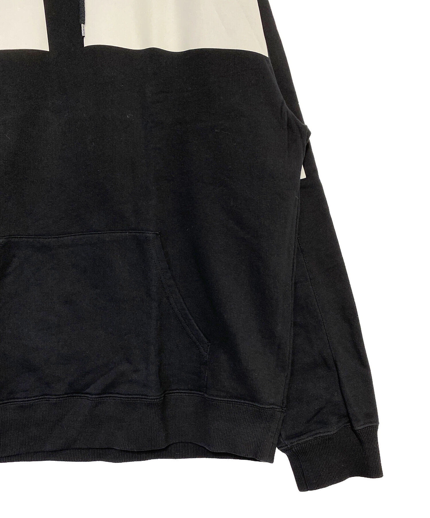希少XXL　GIVENCHY　ラインロゴパーカー　ブラック 中古・古着通販】GIVENCHY (ジバンシィ) ラインロゴパーカー ブラック