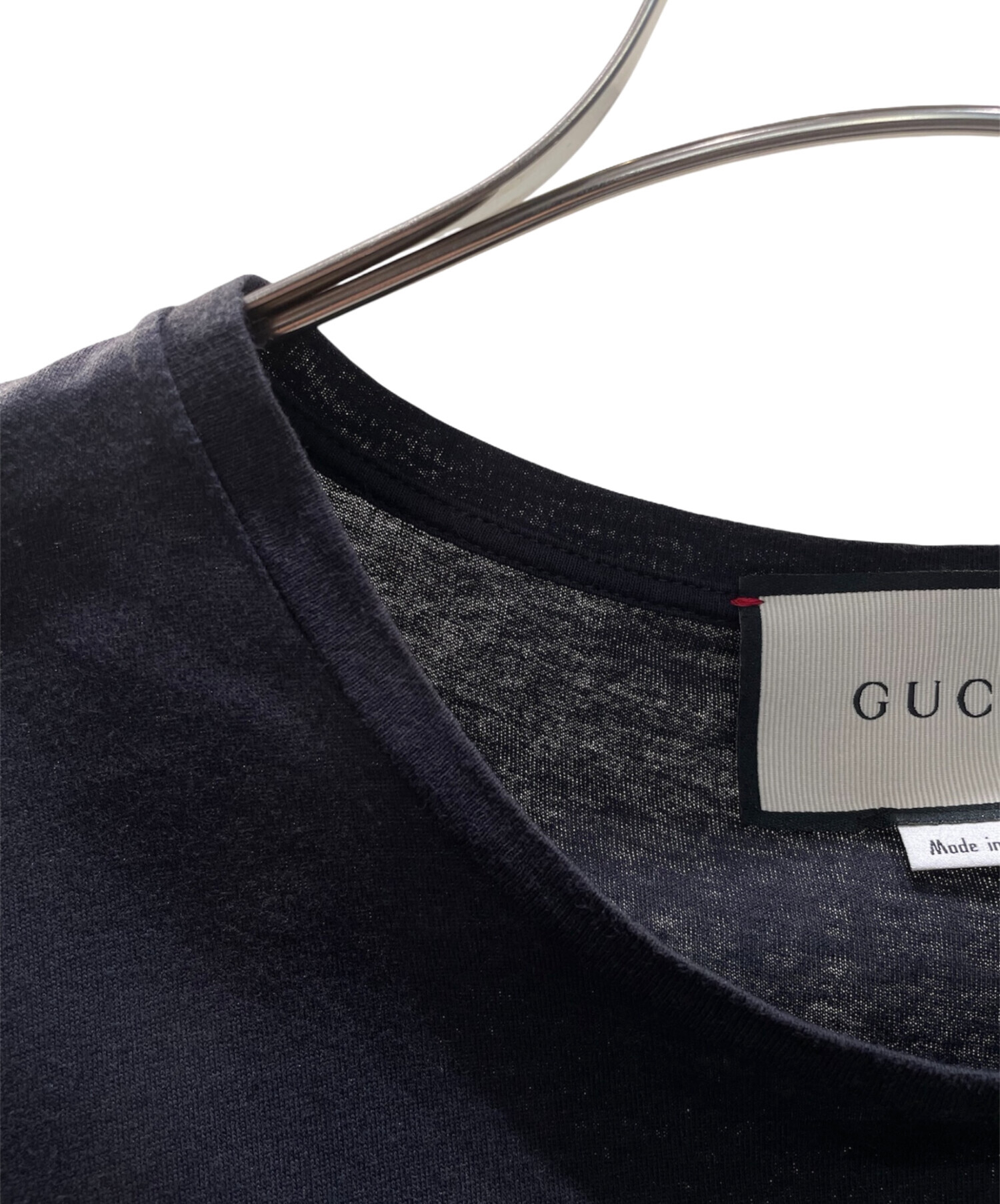 中古・古着通販】GUCCI (グッチ) トーナルロゴTシャツ ダークネイビー