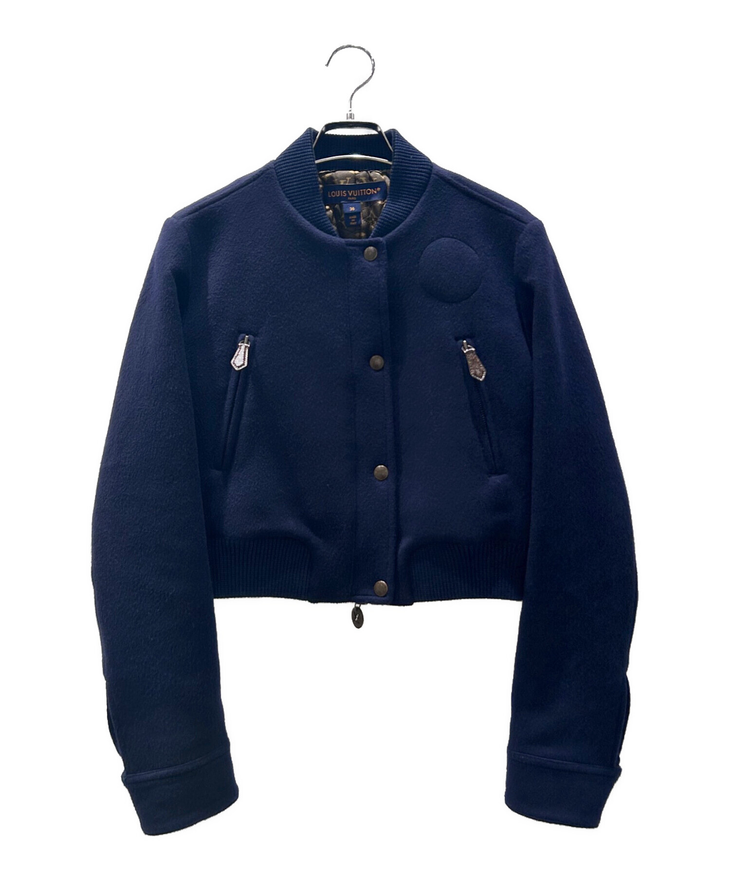 中古・古着通販】LOUIS VUITTON (ルイ ヴィトン) カシミヤジップボタン 