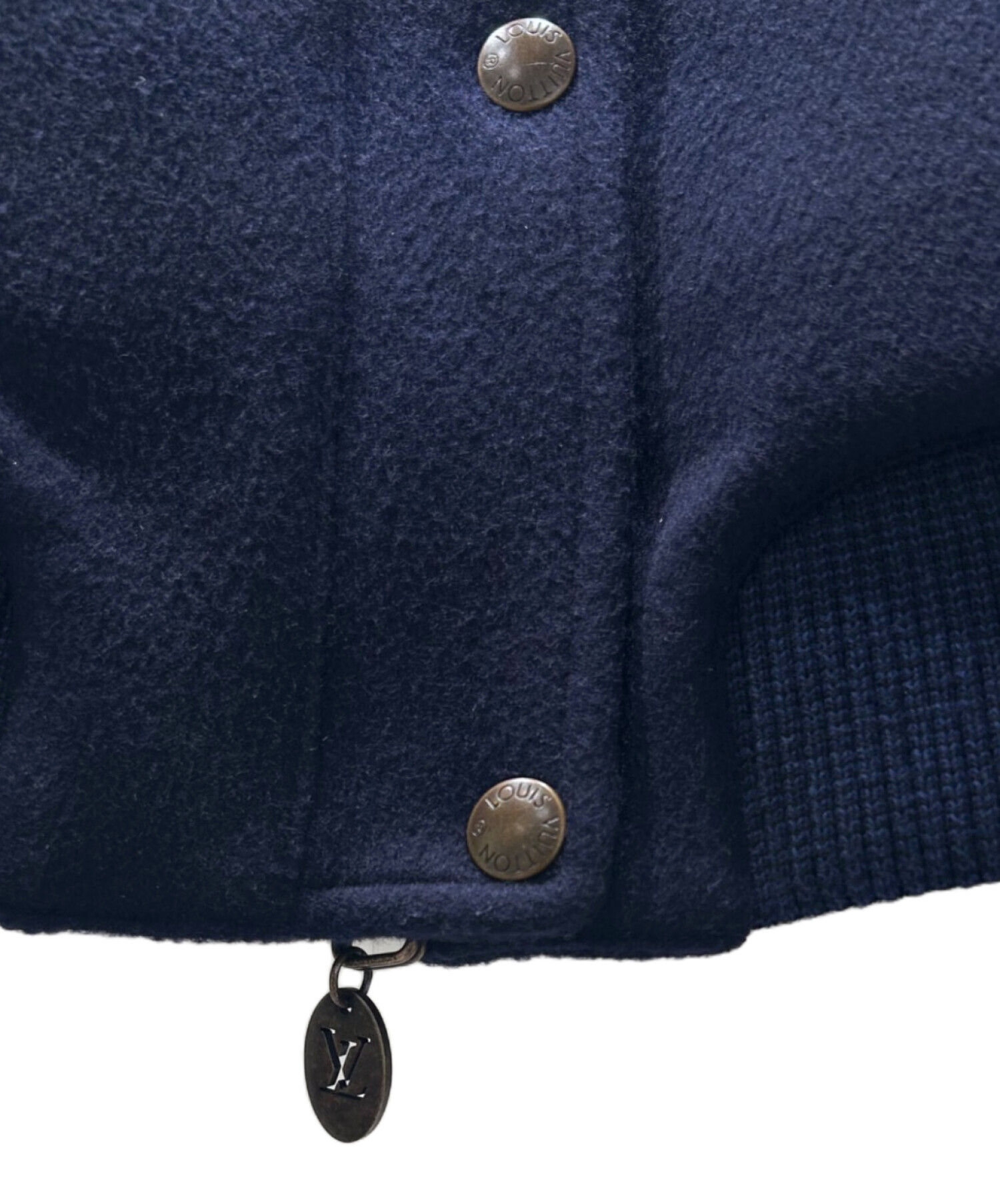 中古・古着通販】LOUIS VUITTON (ルイ ヴィトン) カシミヤジップボタン 