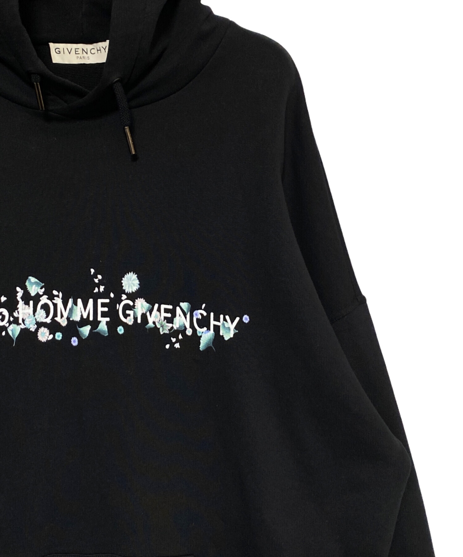 中古・古着通販】GIVENCHY (ジバンシィ) ロゴパーカー ブラック サイズ 