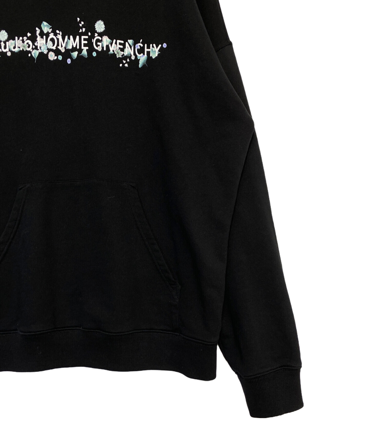 中古・古着通販】GIVENCHY (ジバンシィ) ロゴパーカー ブラック サイズ 