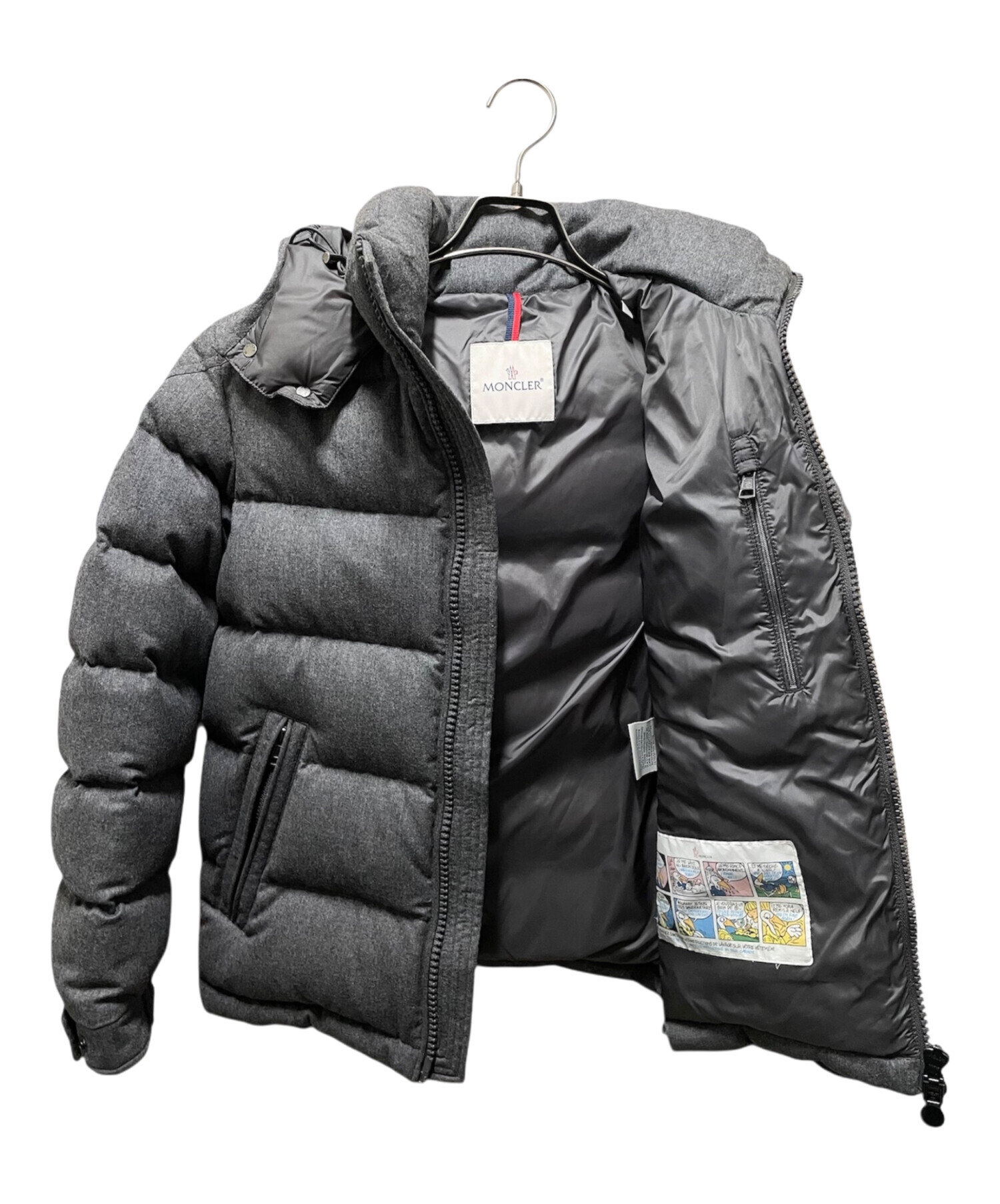 MONTGENEVRE ダウンジャケット TG 1 グレー 中古・古着通販】MONCLER (モンクレール) MONTGENEVRE/ダウン