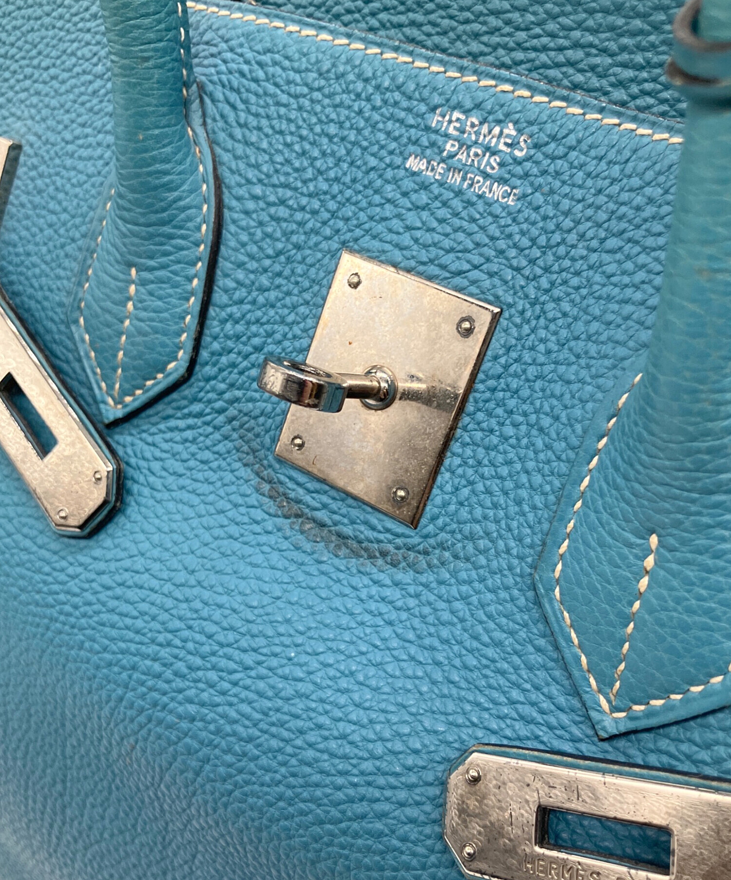HERMES エルメス バーキン35 アルデンヌ ブルー