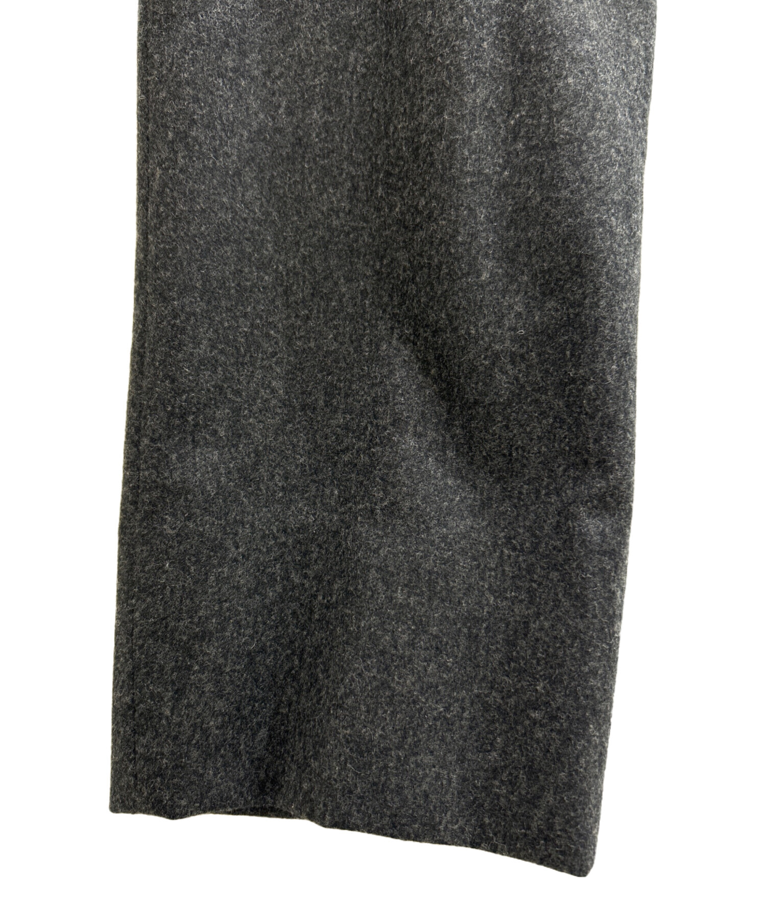 中古・古着通販】HERMES (エルメス) ウールスラックス ブラック サイズ