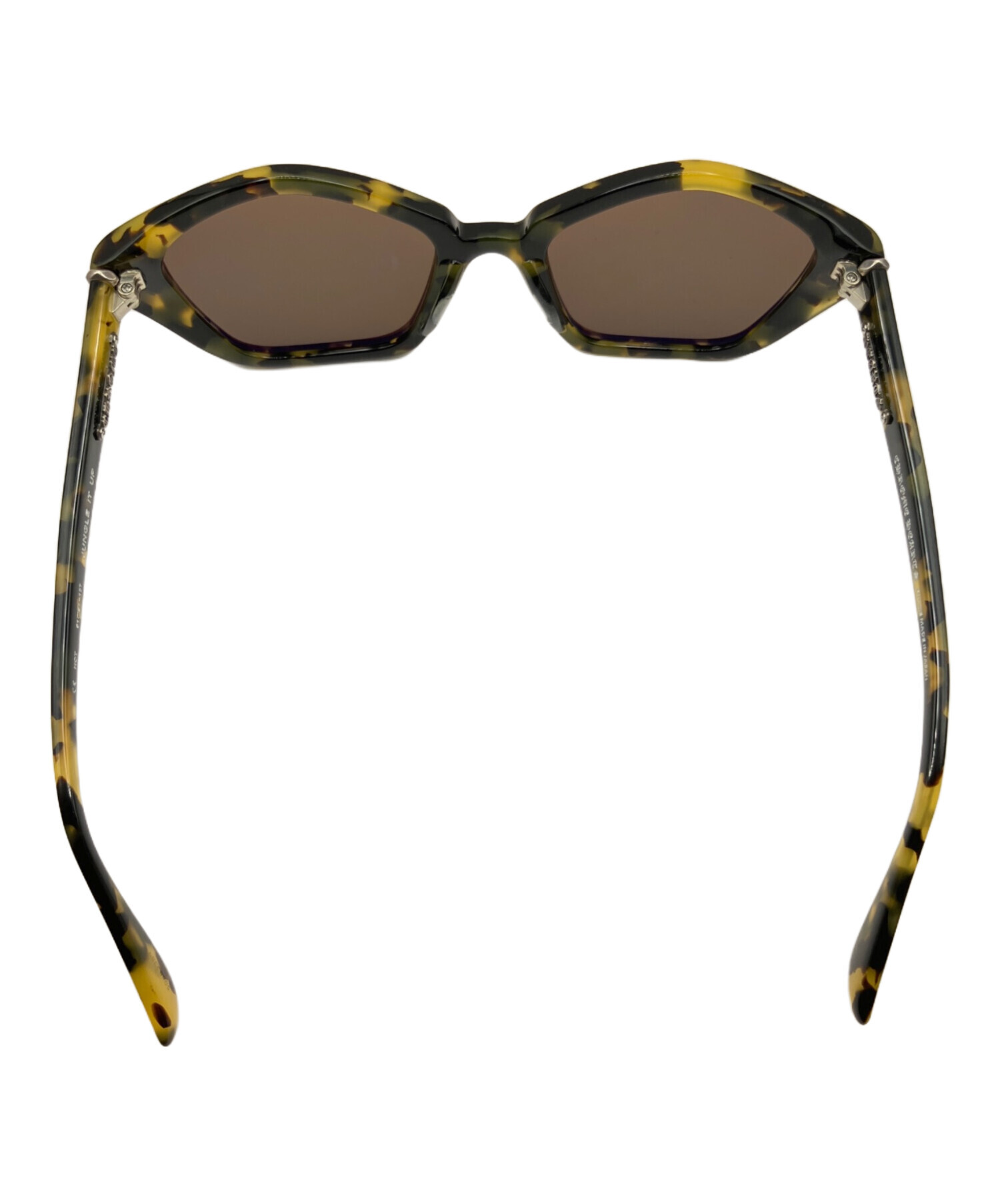 クロムハーツ ANITA HO ボストン サングラス ユニセックス イエロー CHROME HEARTS 【中古】 【アパレル・小物】 Chrome Hearts - クロムハーツ ANITA HO ボストン サングラス ユニ