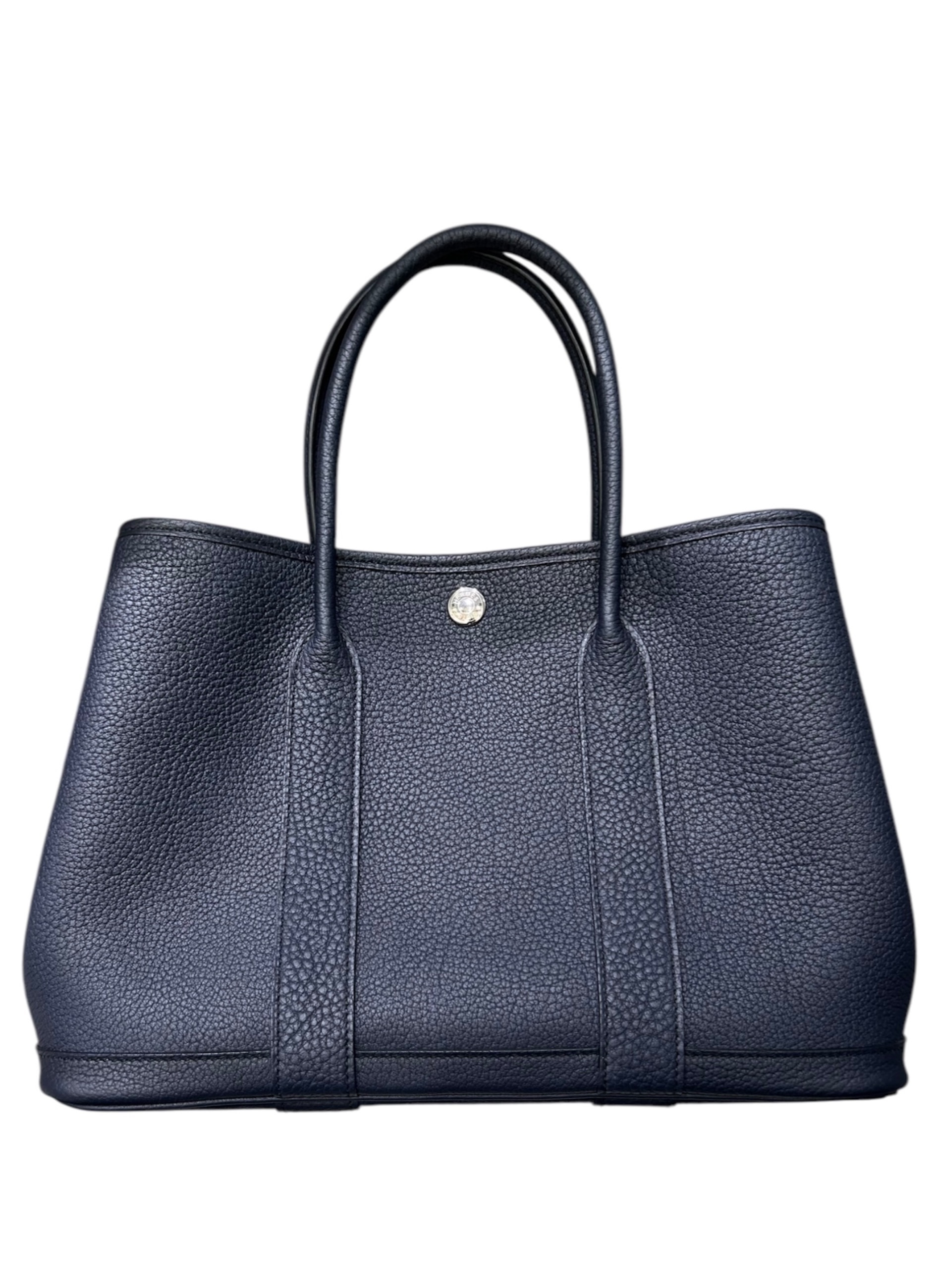 HERMES ガーデンパーティ TPM トワルオフィシェ ネイビー HERMES ガーデンパーティ TPM トワルオフィシェ ネイビー