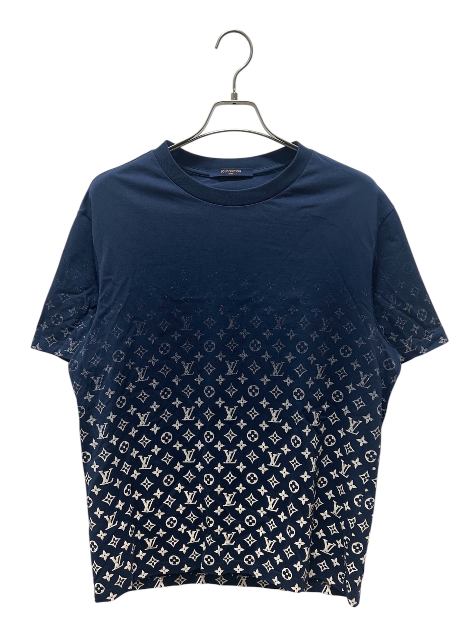 未使用級　XLサイズ　ルイヴィトン　Tシャツ　グラデーション　モノグラム　黒 中古・古着通販】LOUIS VUITTON (ルイ ヴィトン) モノグラム
