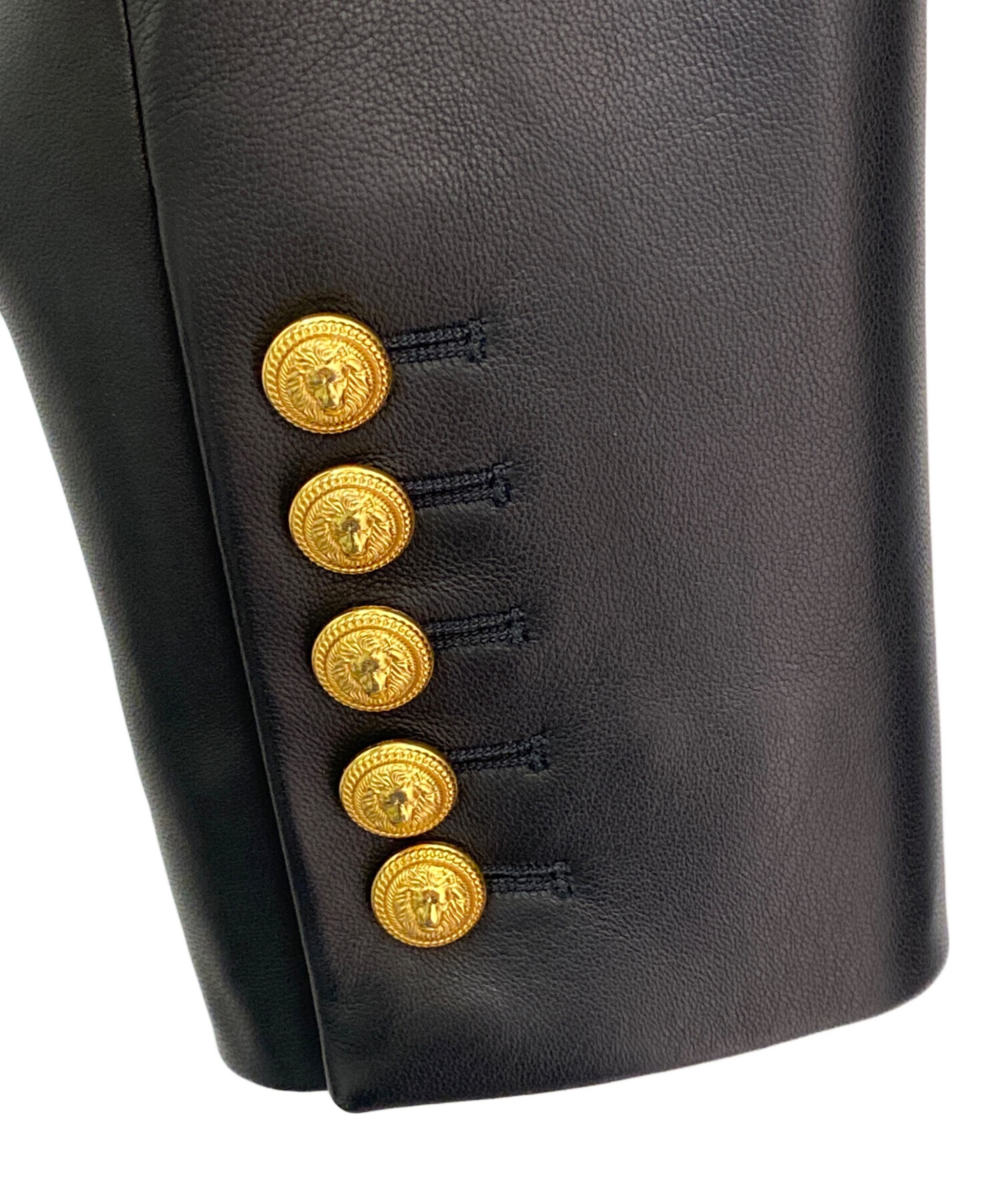 中古・古着通販】BALMAIN (バルマン) クラシック 6ボタン レザー