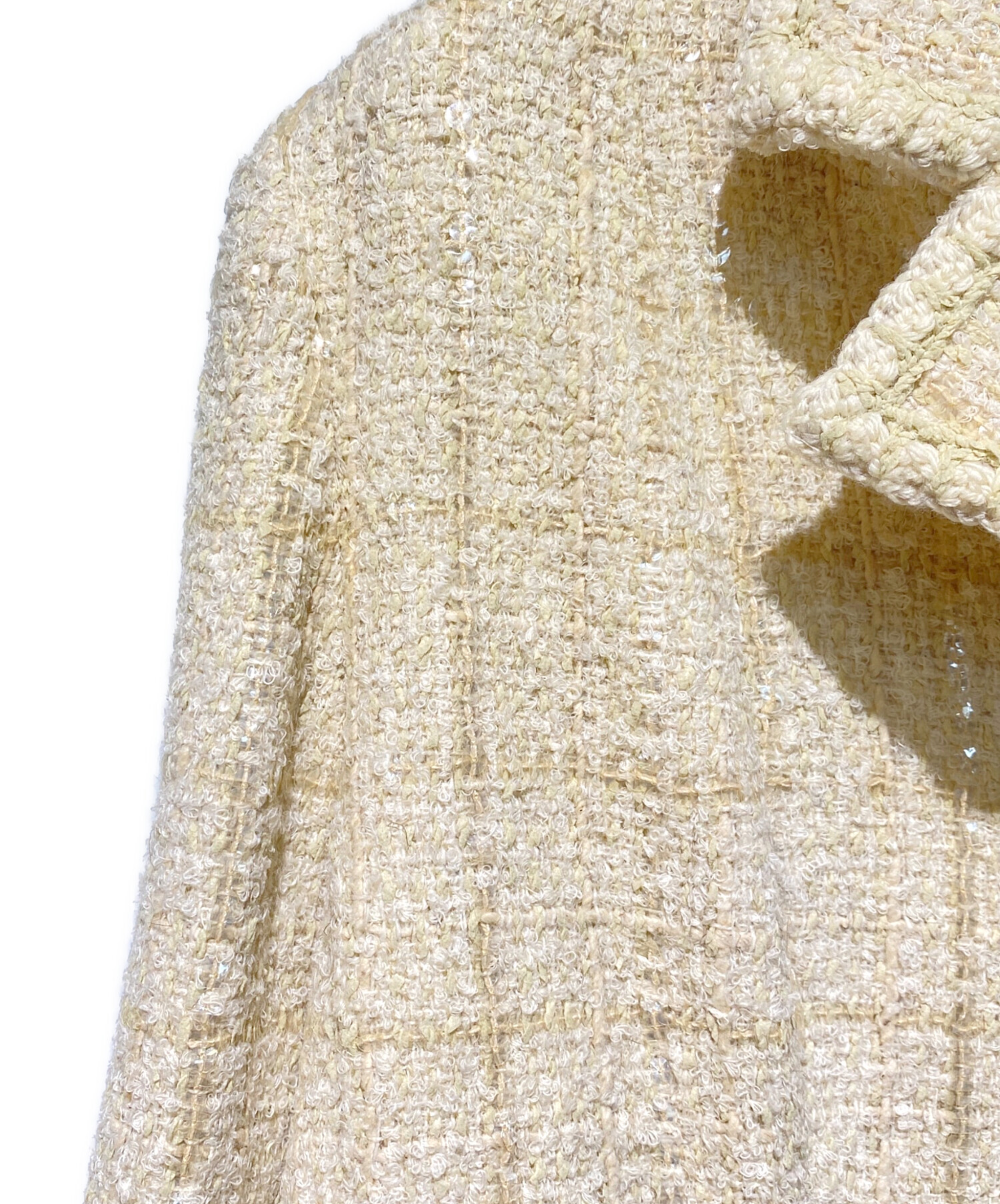 中古・古着通販】CHANEL (シャネル) スパンコールツイードジャケット