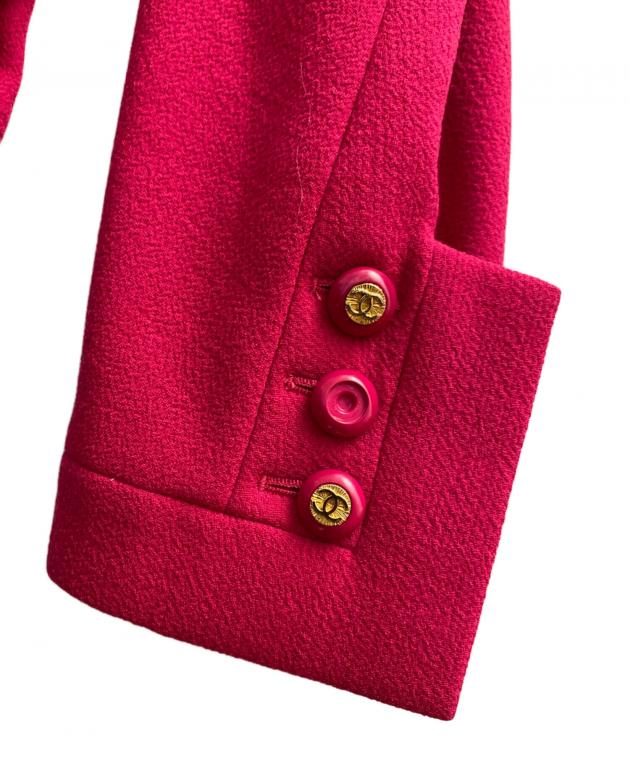 中古・古着通販】CHANEL (シャネル) ココボタンセットアップ ピンク